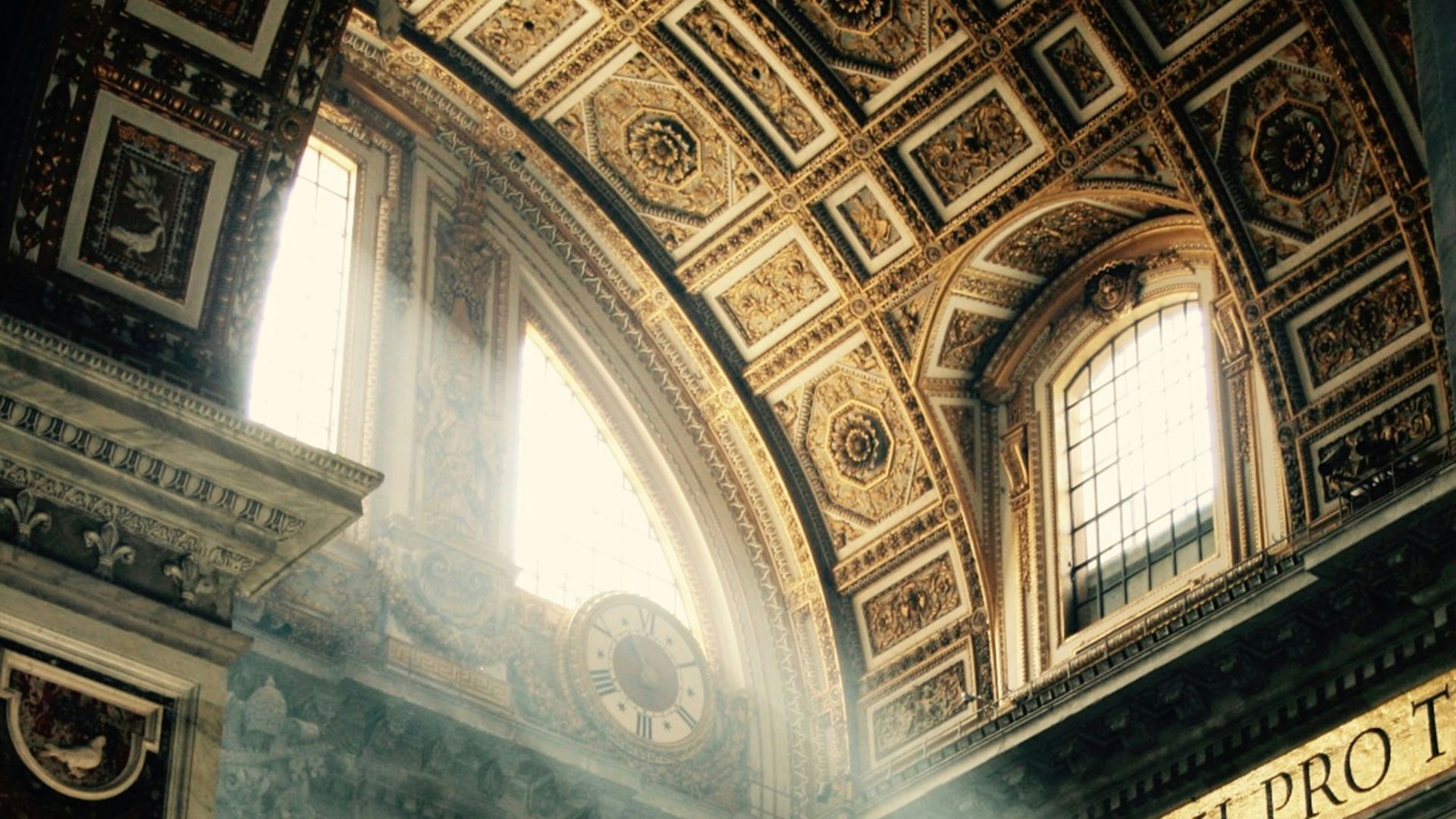 photography of inside black structure