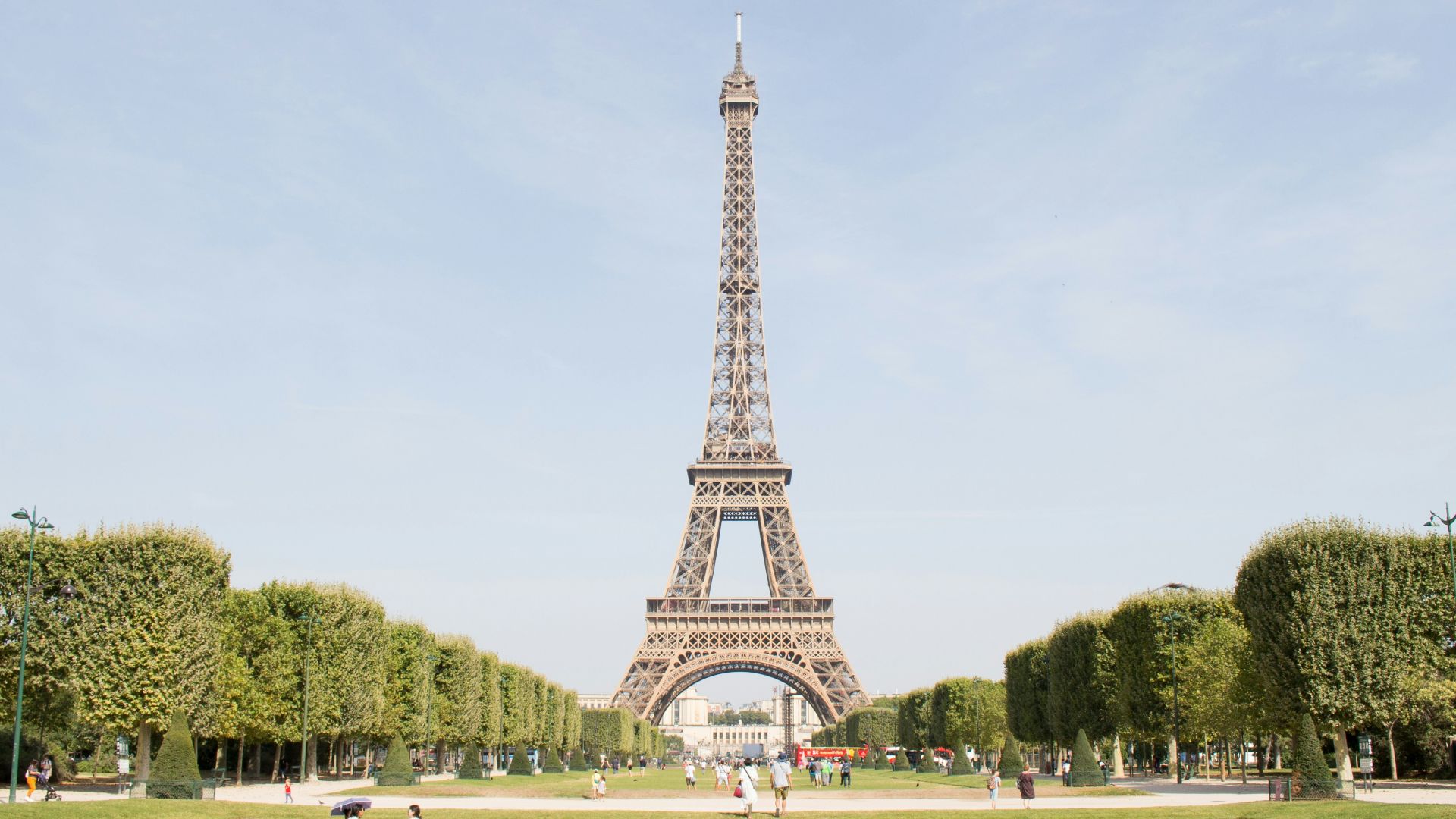 people gathering in front of Eiffel Tower