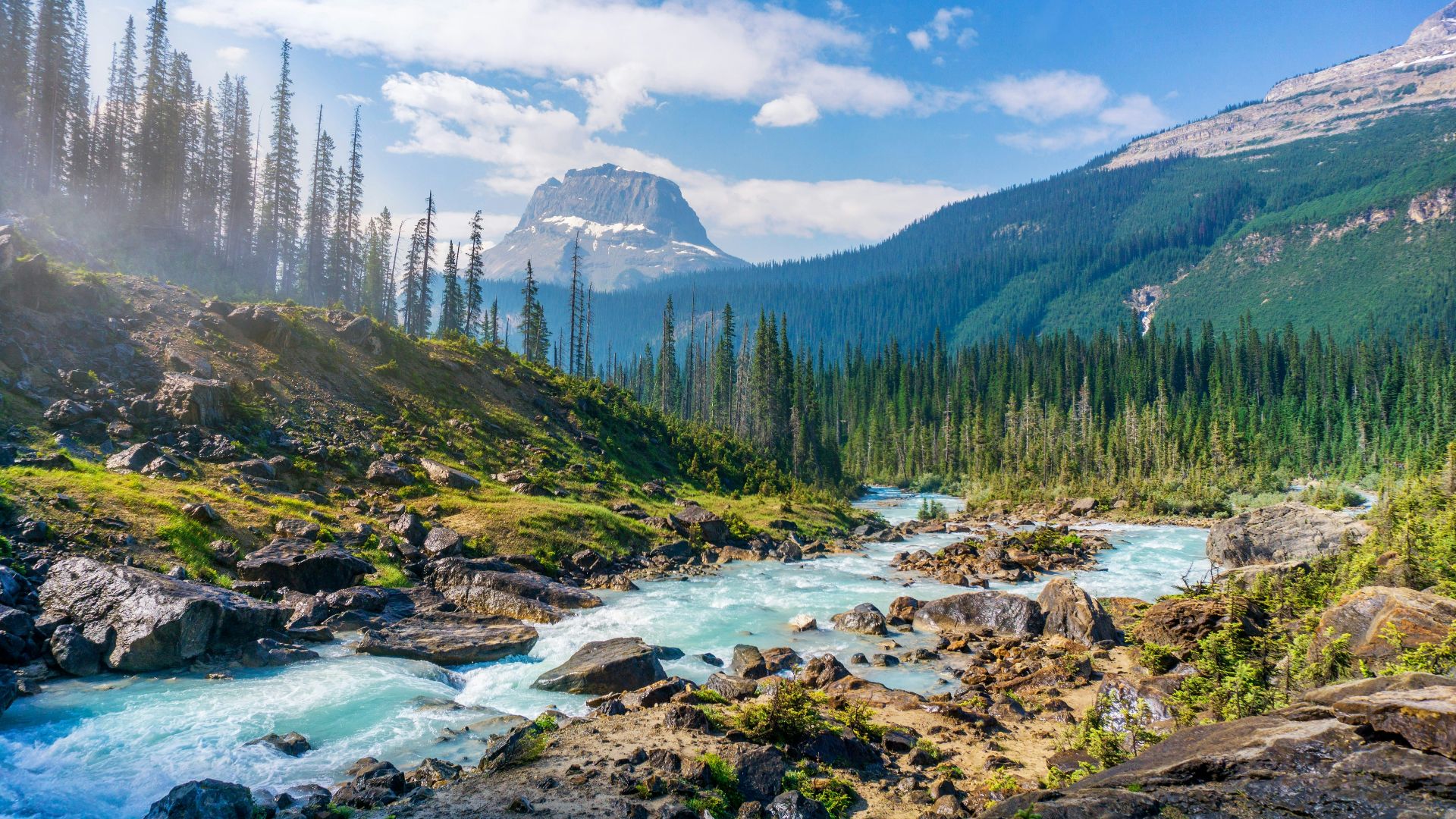 time-lapse photography of river