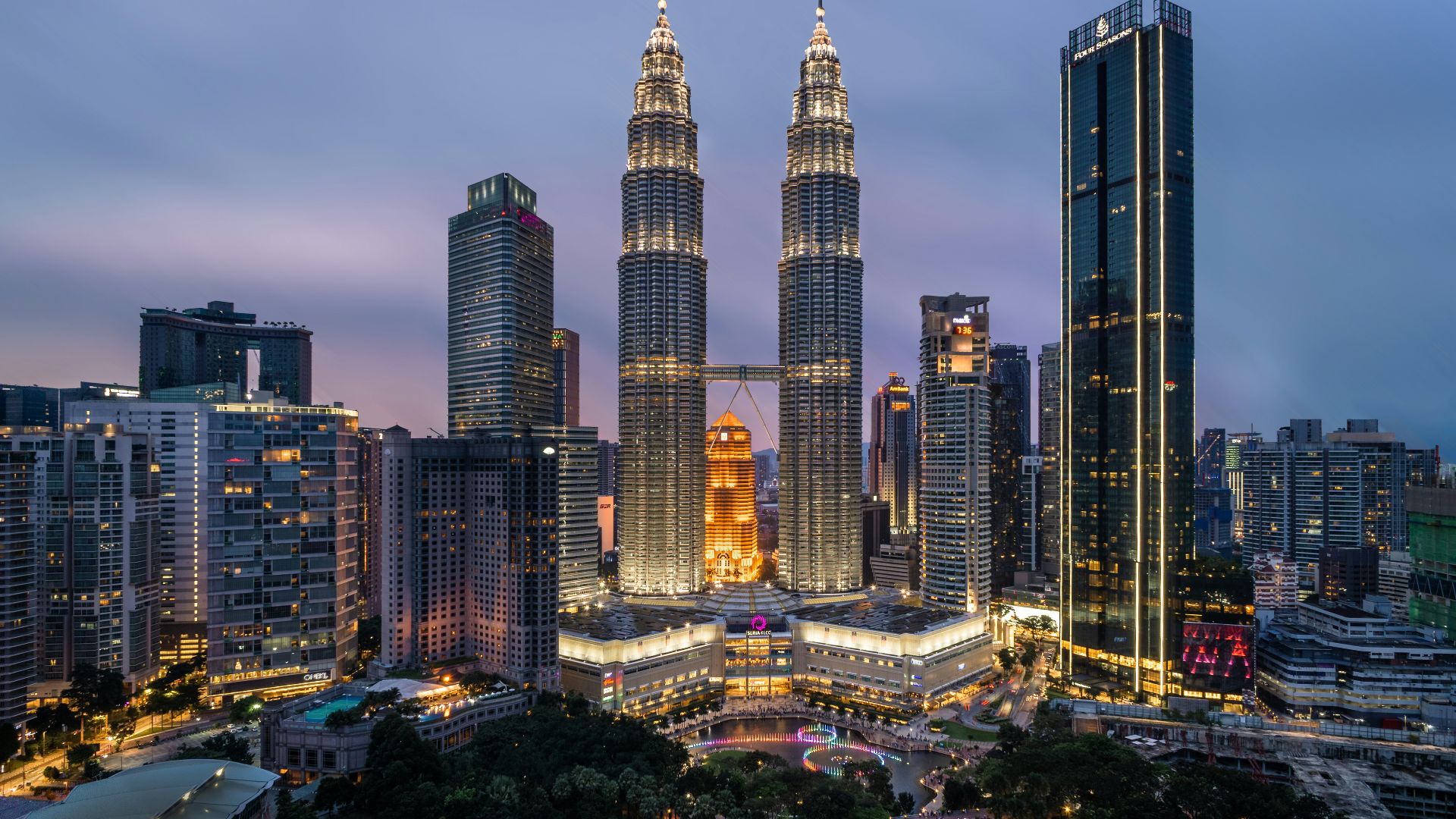 high rise building during night time