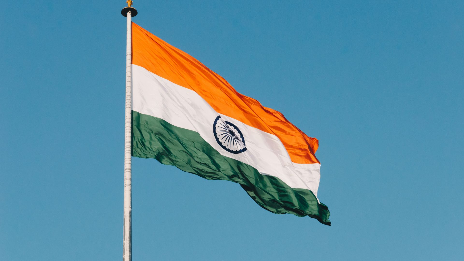 flag hanging on pole