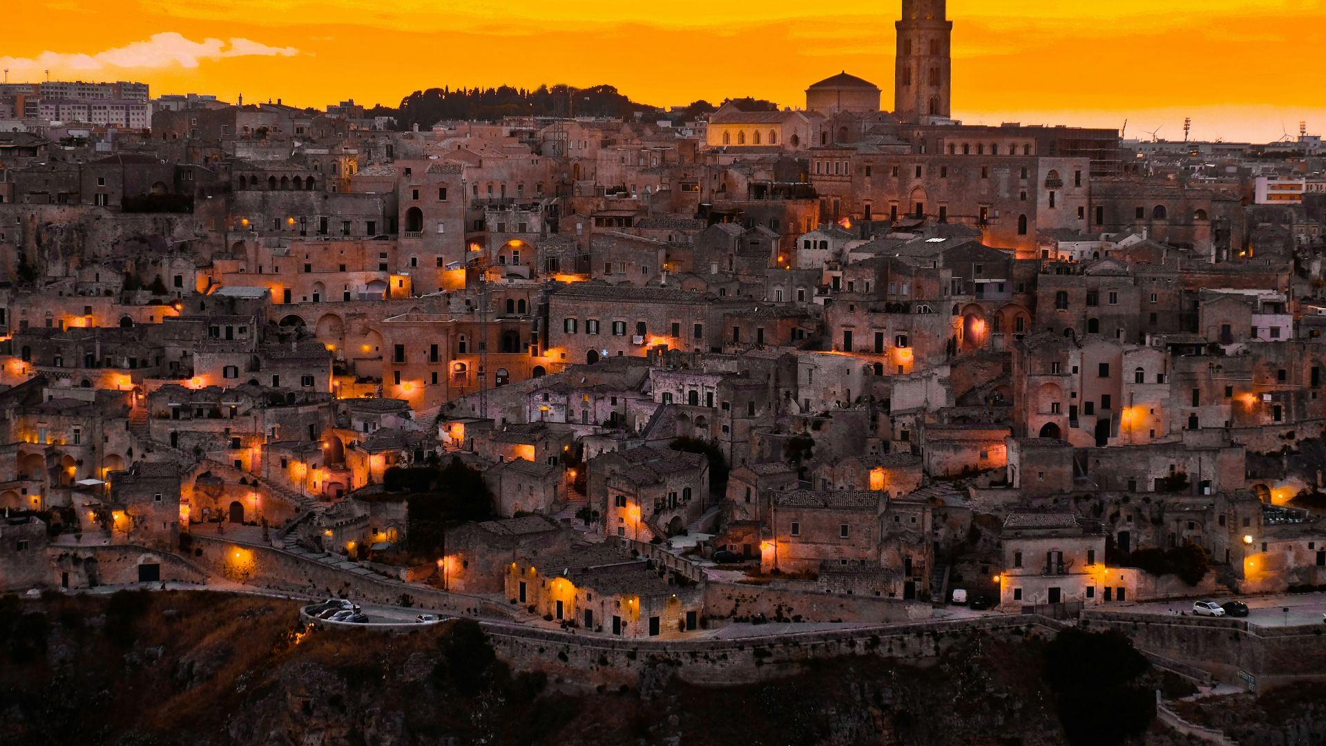 photo of illuminated city