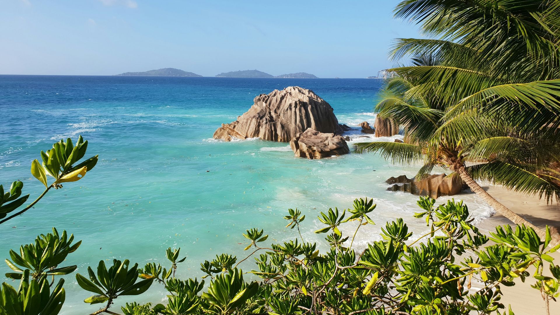 large rocks on the Island