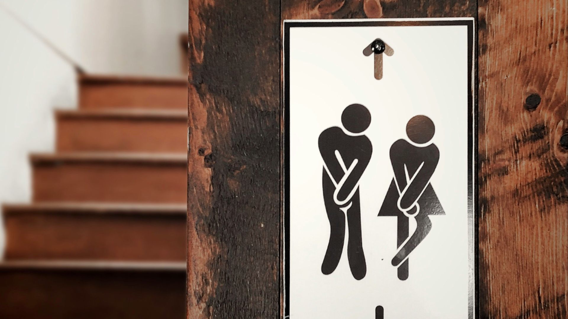 white and black signage