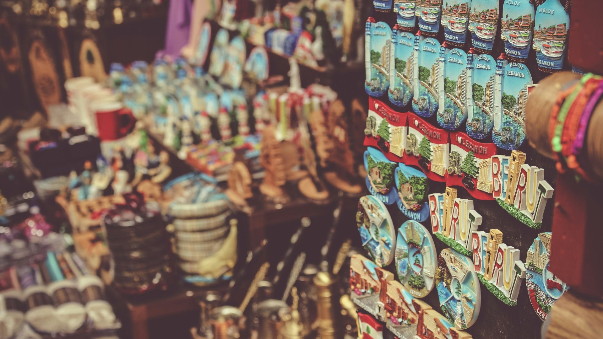 selective focus photo of assorted decorative magnets