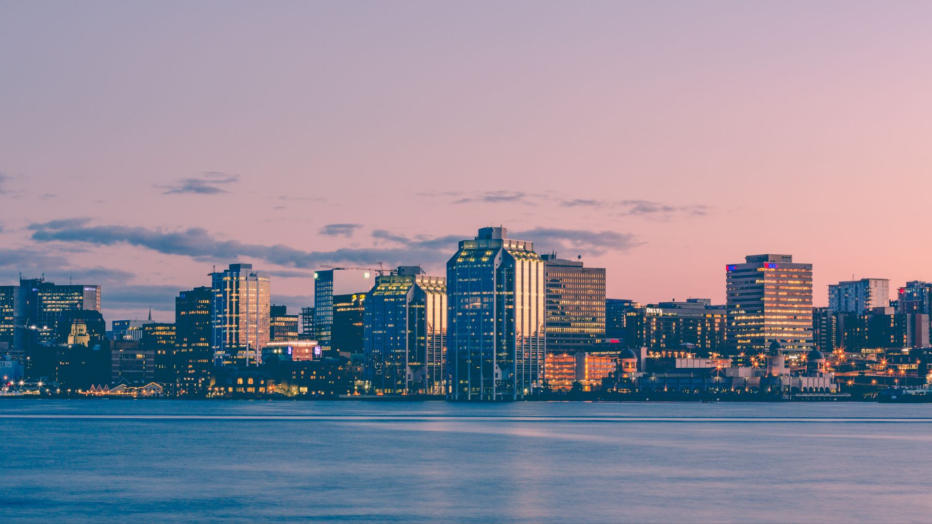 File:Halifax Harbour Sunset Skyline, Nova Scotia (24237034620).jpg