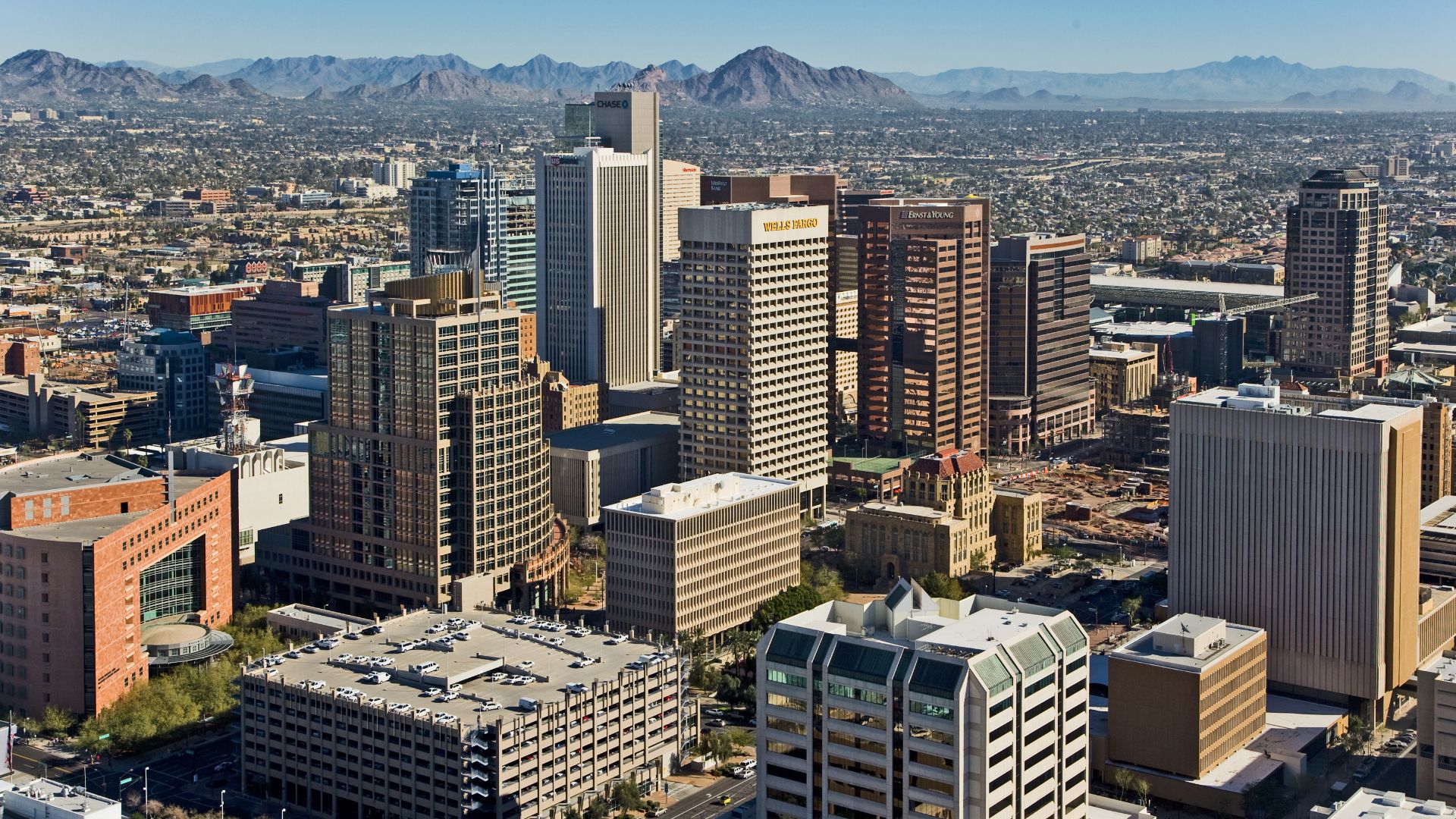 File:Downtown Phoenix Aerial Looking Northeast.jpg