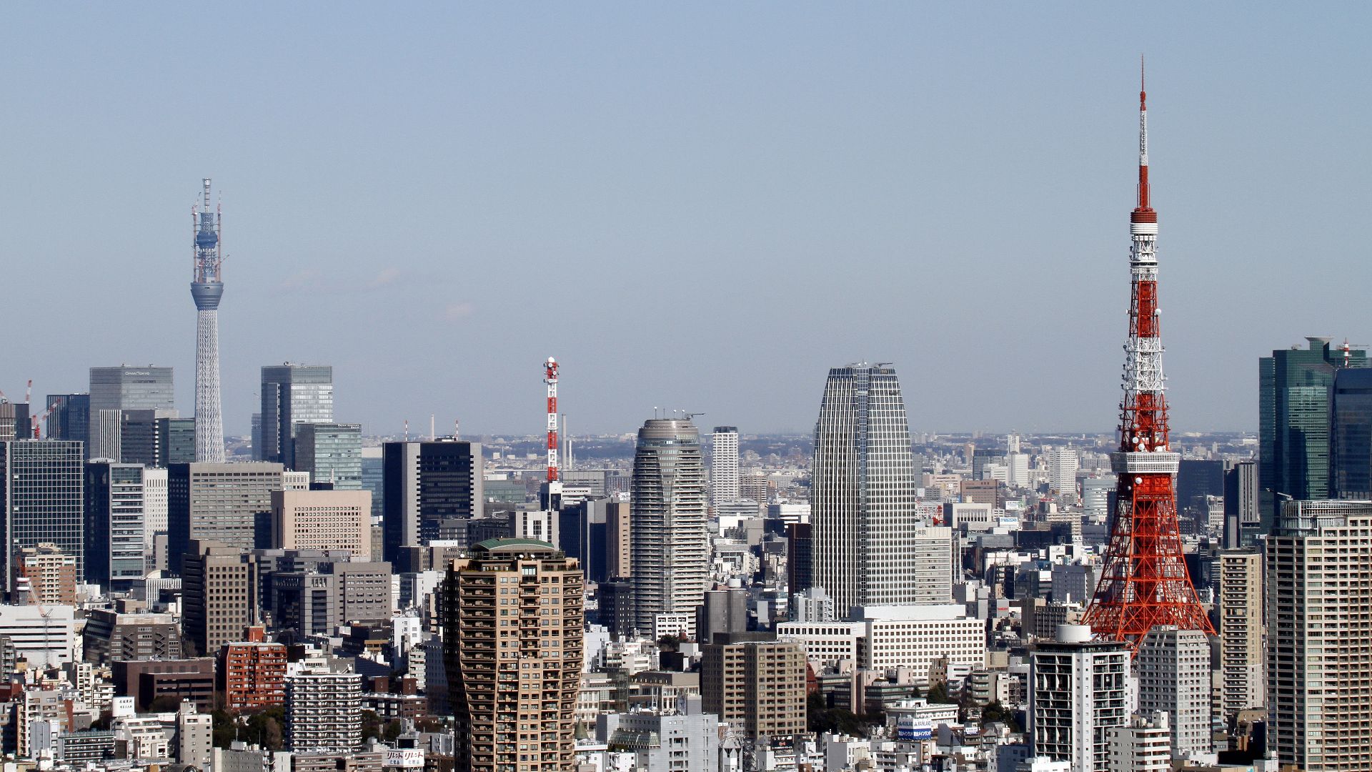 File:Tokyo Tower and Tokyo Sky Tree 2011 January.jpg