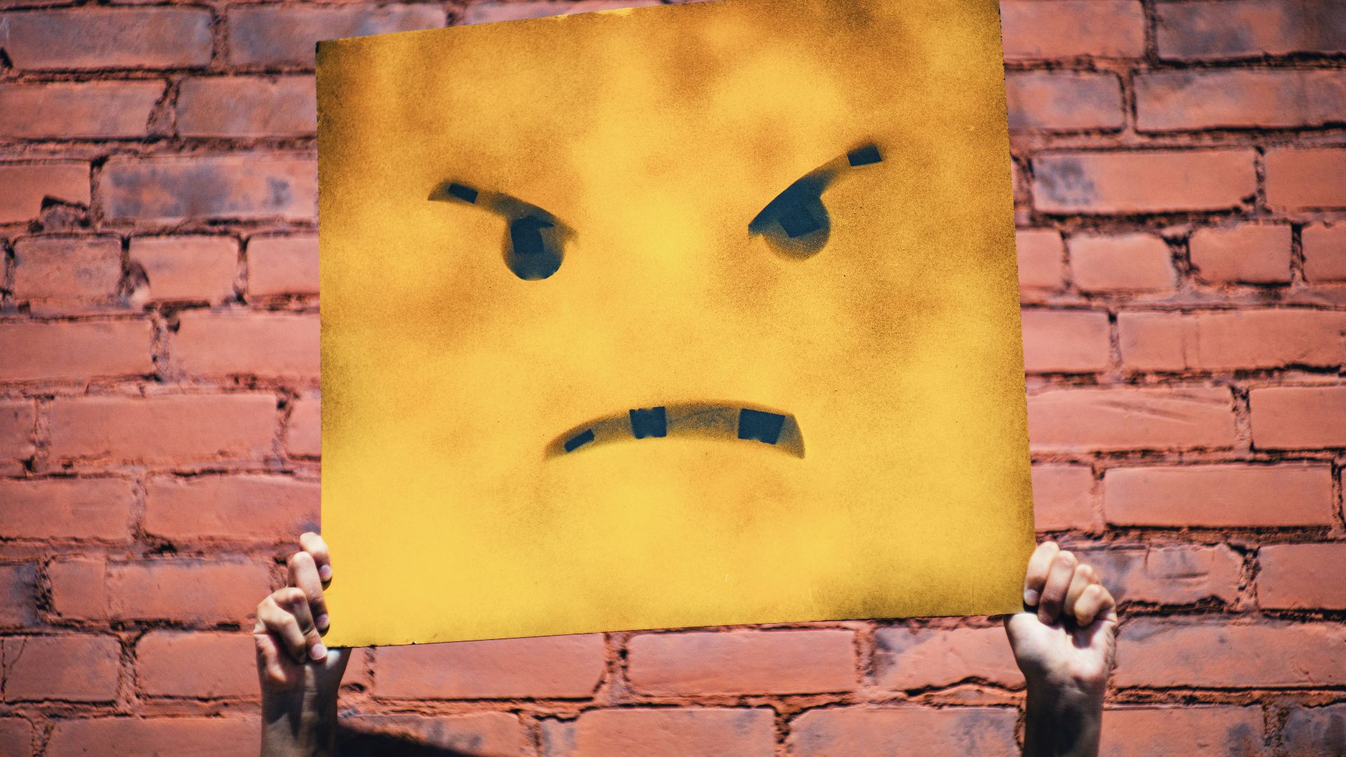 angry face illustration