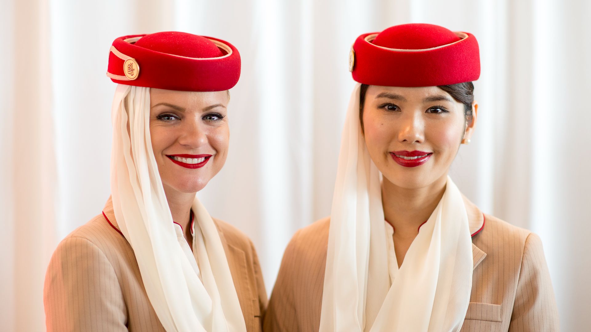 File:Emirates employees at the inaugural flight to Brussels.jpg