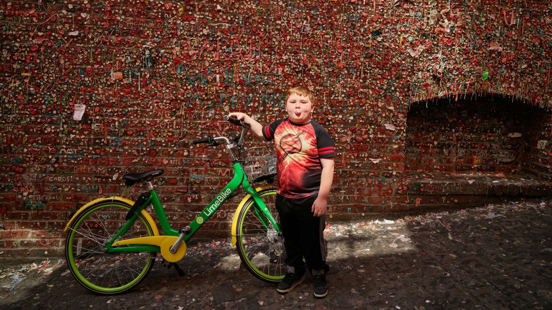 Seattle, Washington’s Gum Wall and the Bubble Gum boy