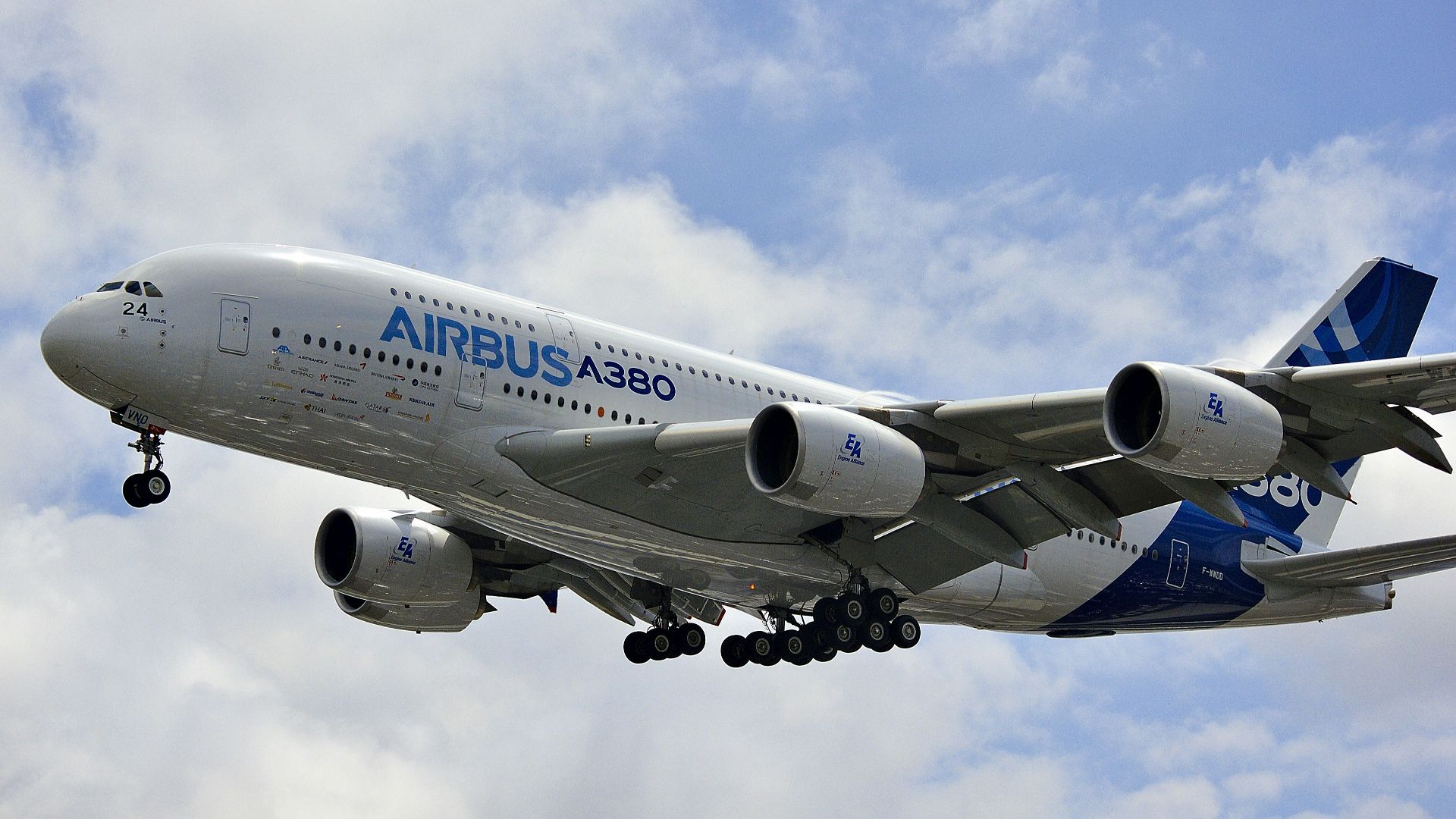Airbus A380 airplane