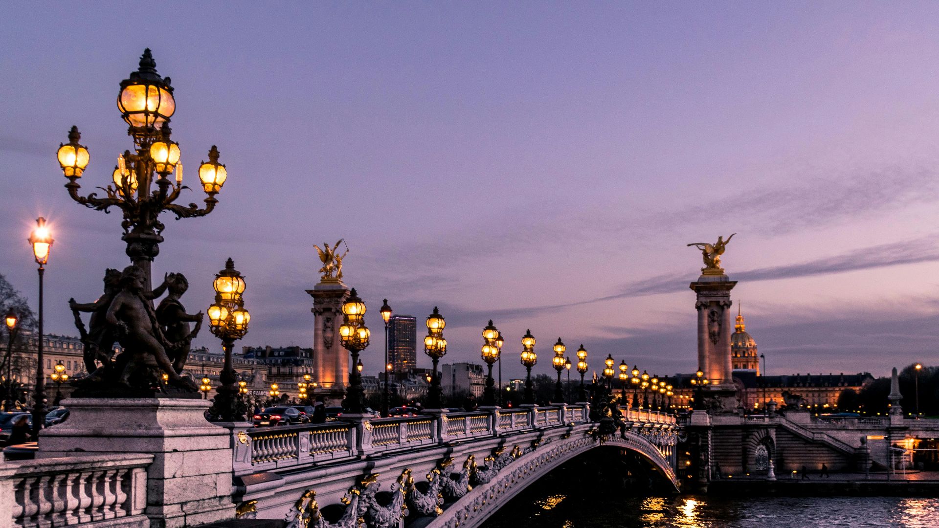 bridge during night time