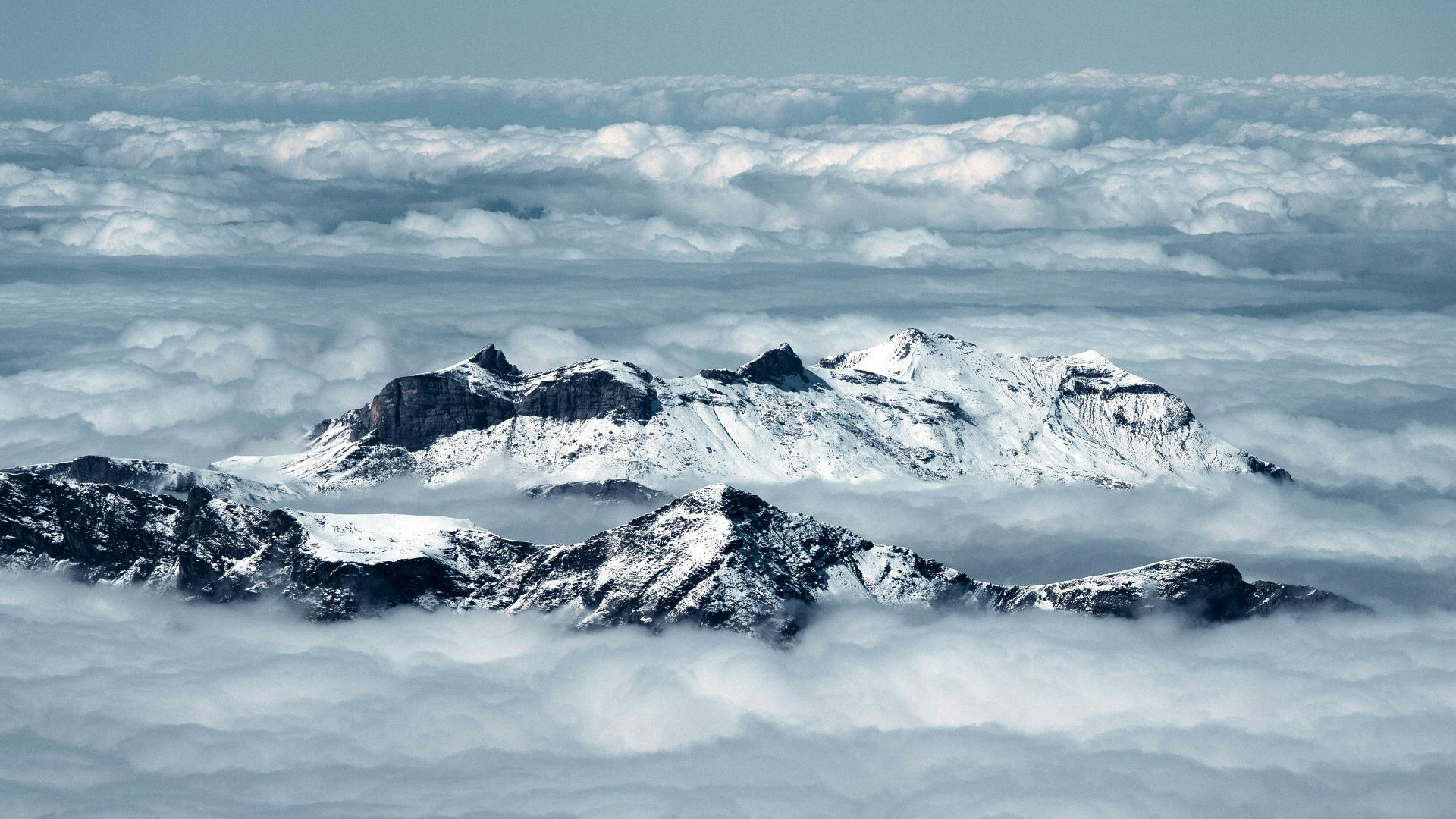 a mountain covered in snow