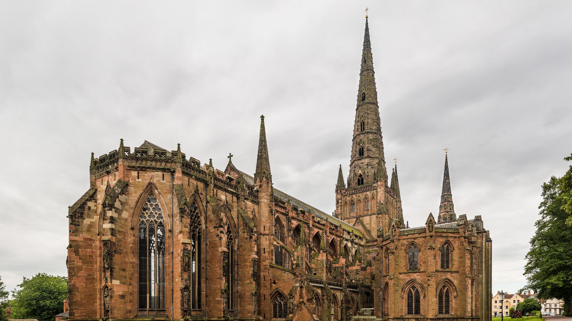 File:Lichfield Cathedral Exterior from NE, Staffordshire, UK - Diliff.jpg