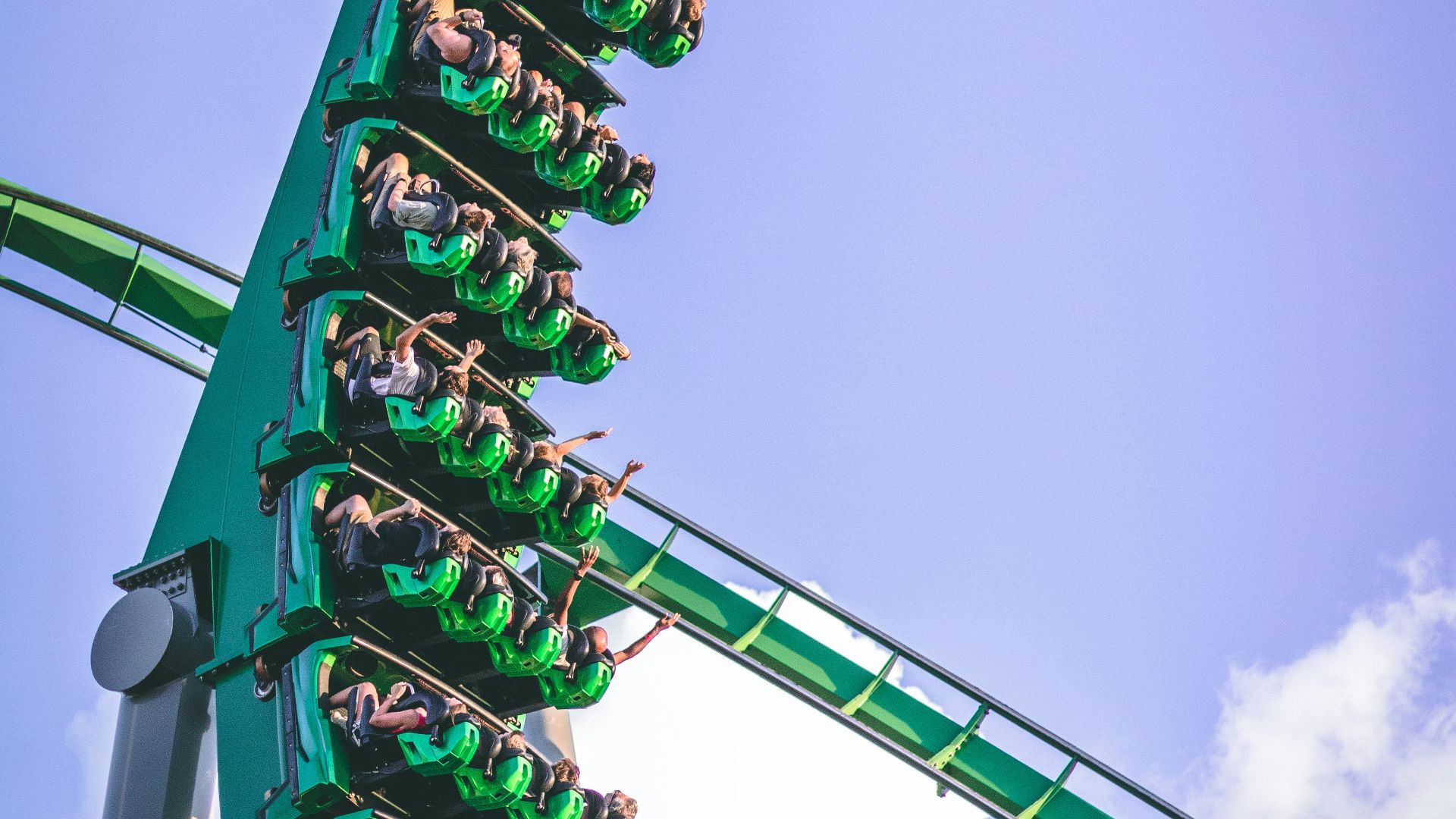 green and white led light signage