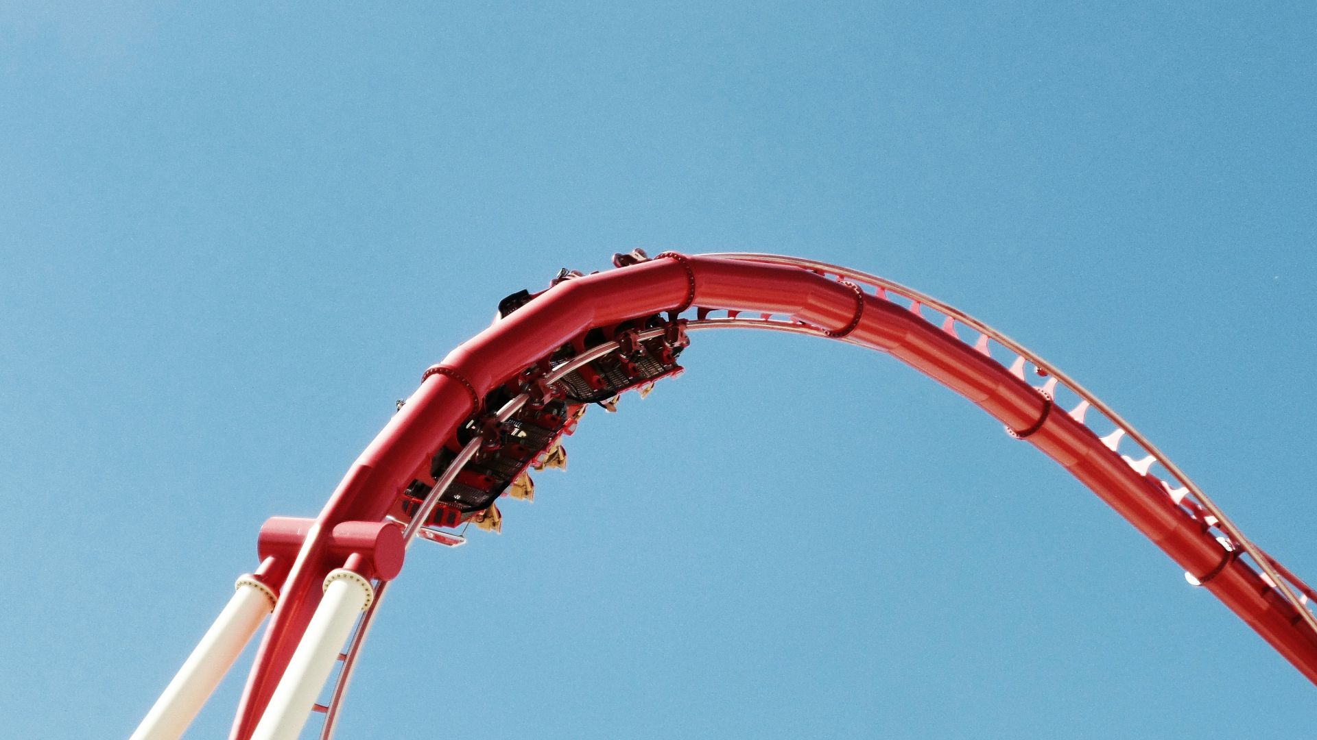 roller coaster during daytime
