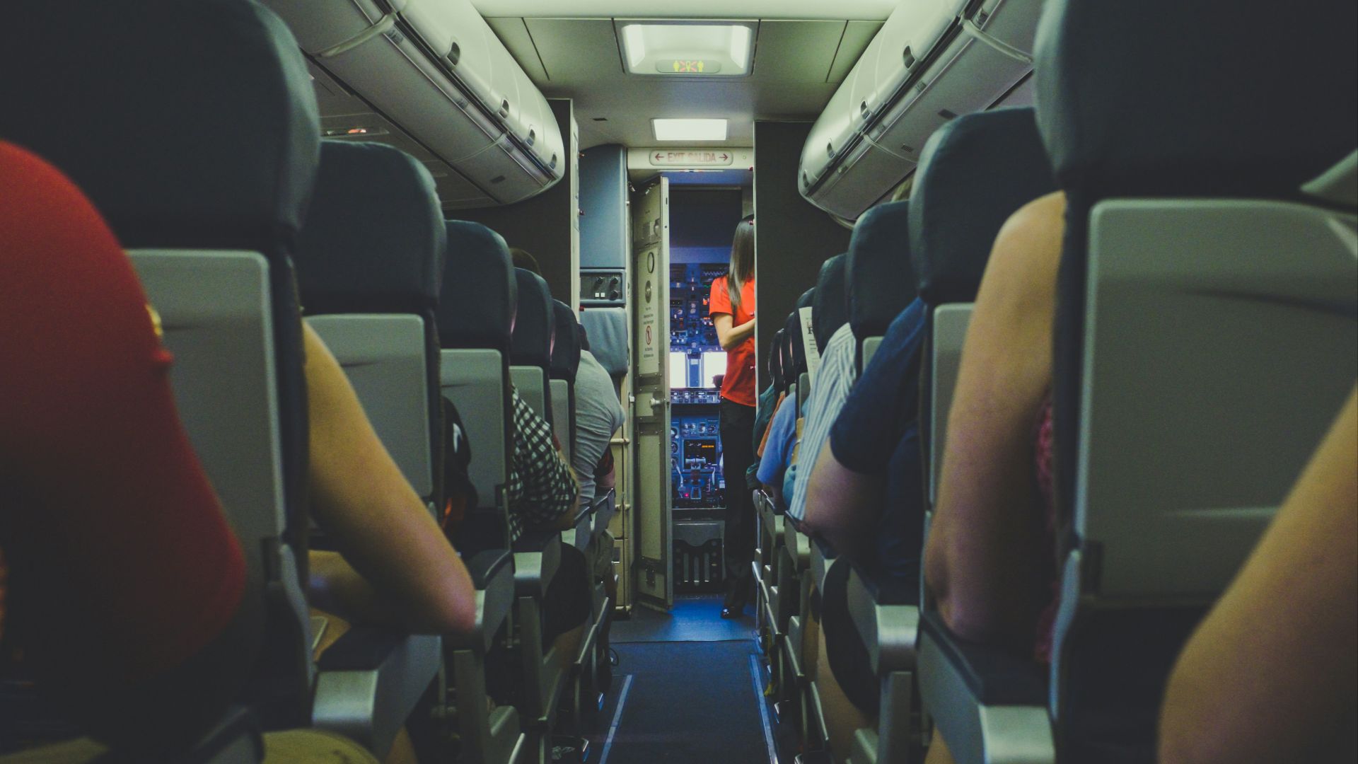 people sitting in airplane