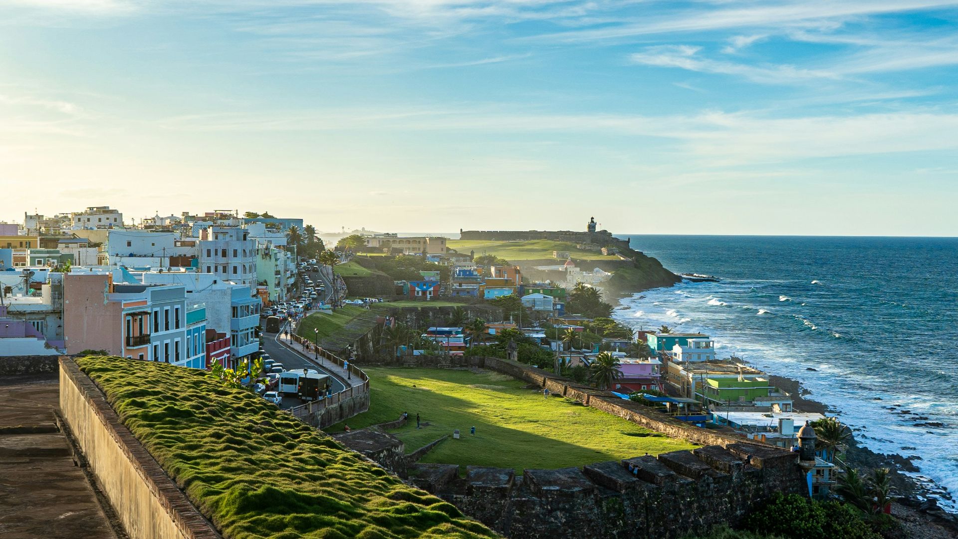 city near body of water during daytime