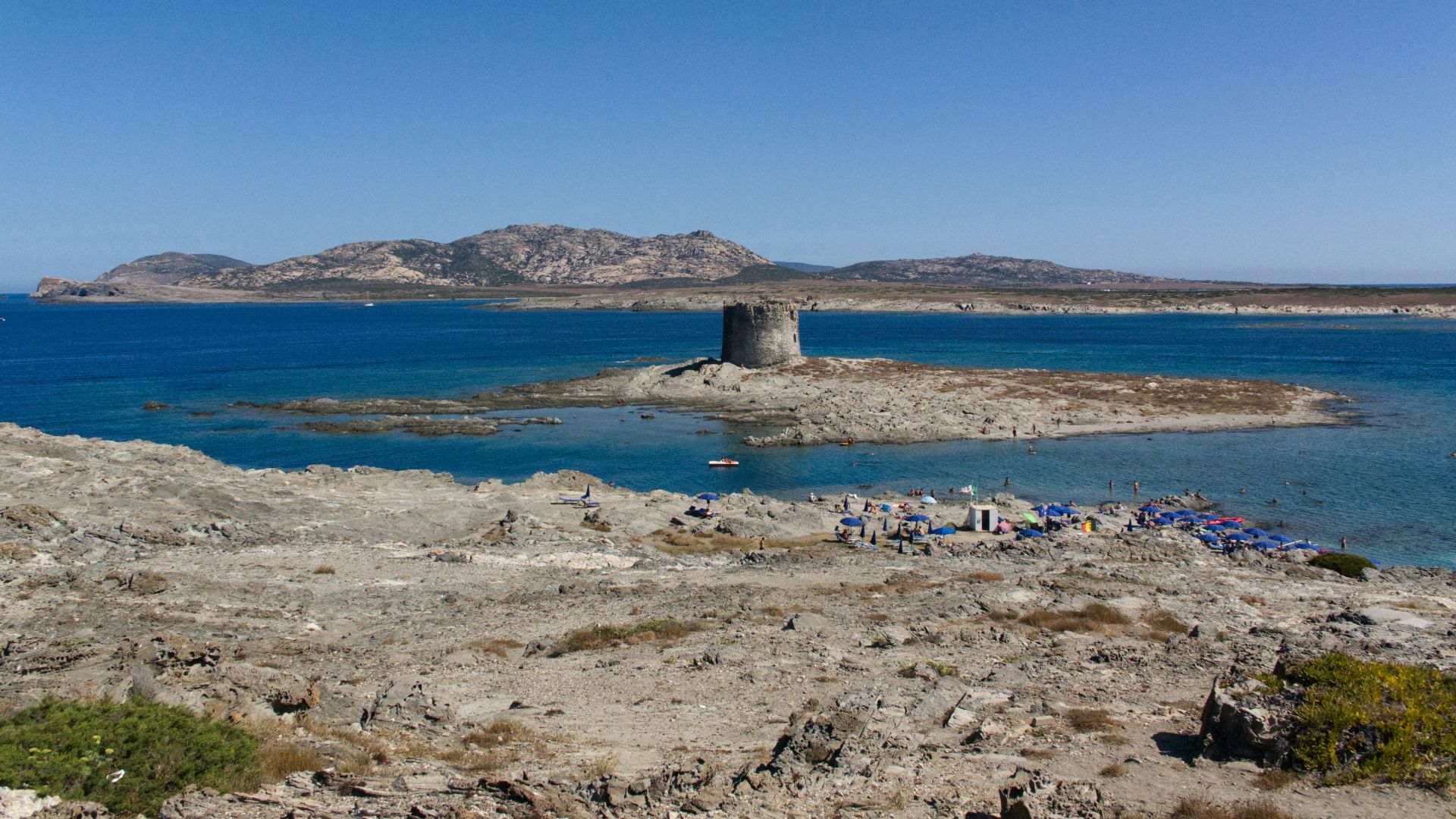 a large body of water surrounded by mountains