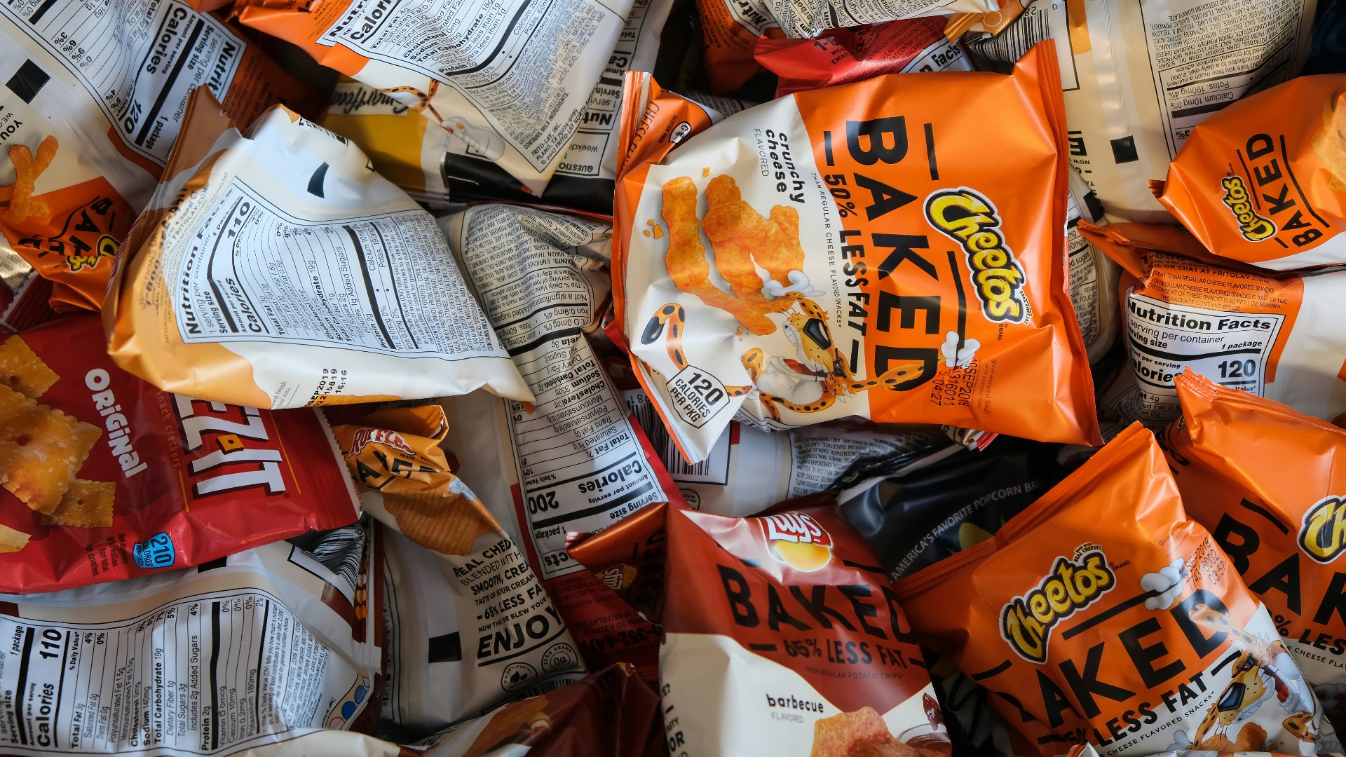 Cheetos Baked chip bag lot
