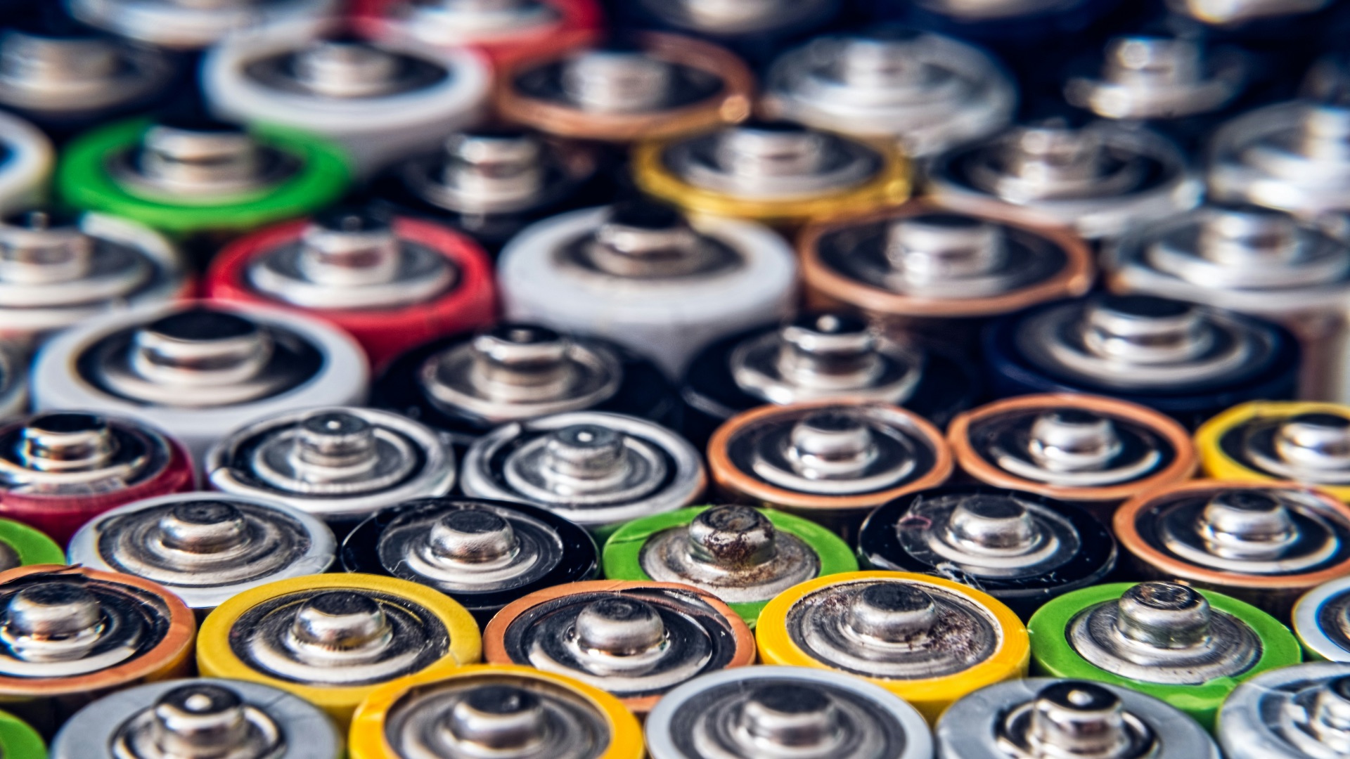 brown green and blue round buttons