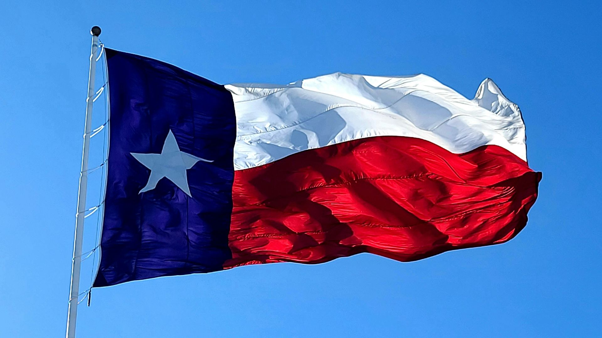 blue white and red flag