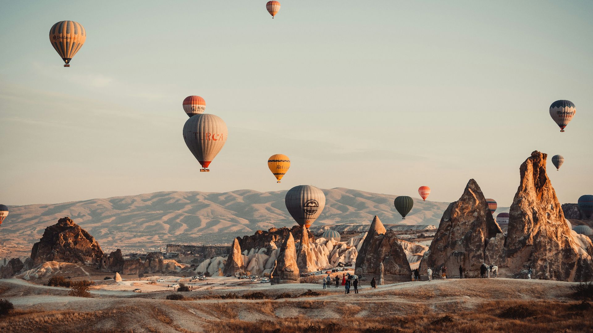 hot air balloons on the sky during daytime