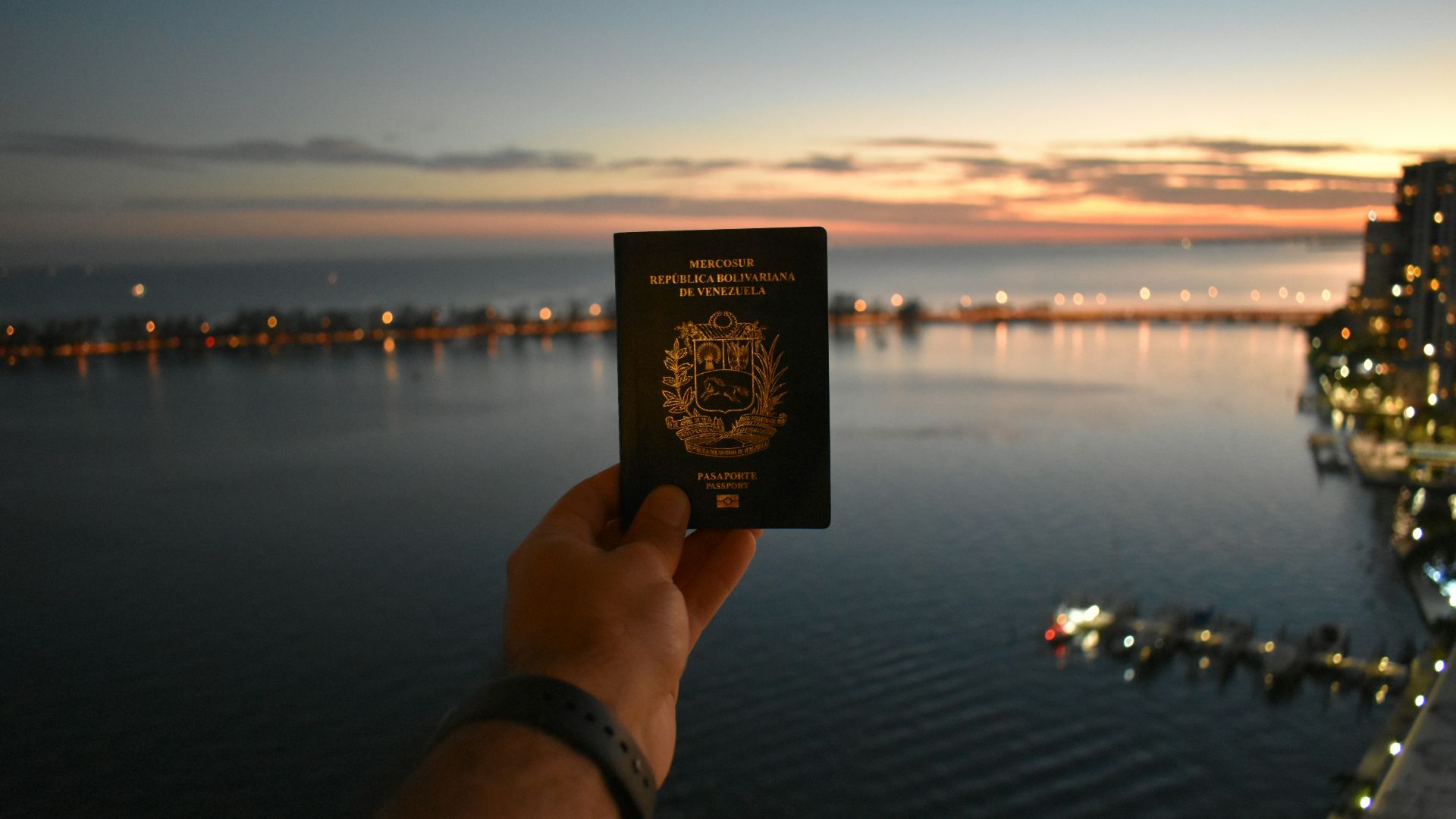 person holding black and white card