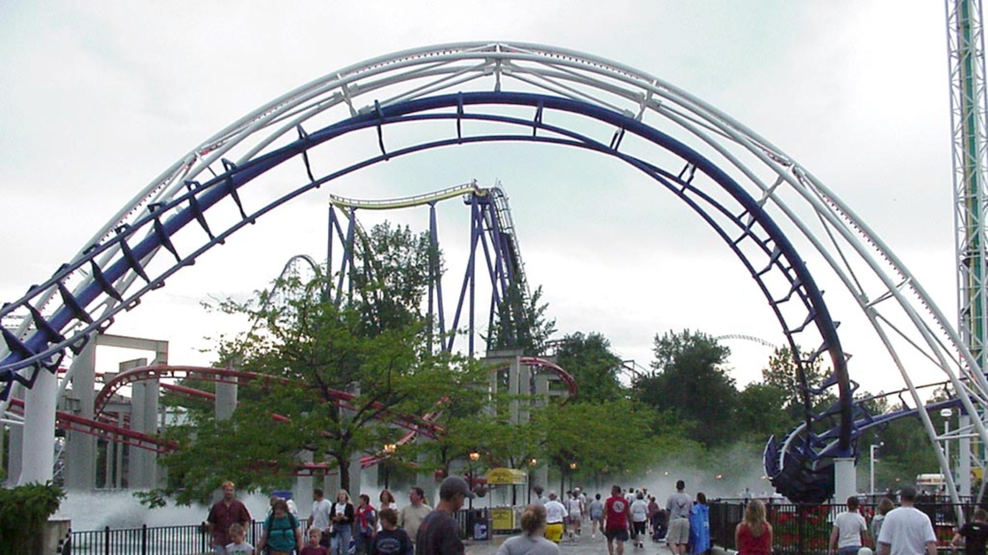 File:Cedar Point coasters inside the park.jpg