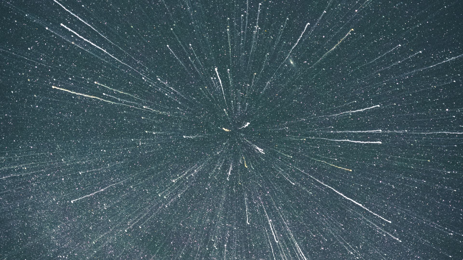 timelapse photography of warped lines