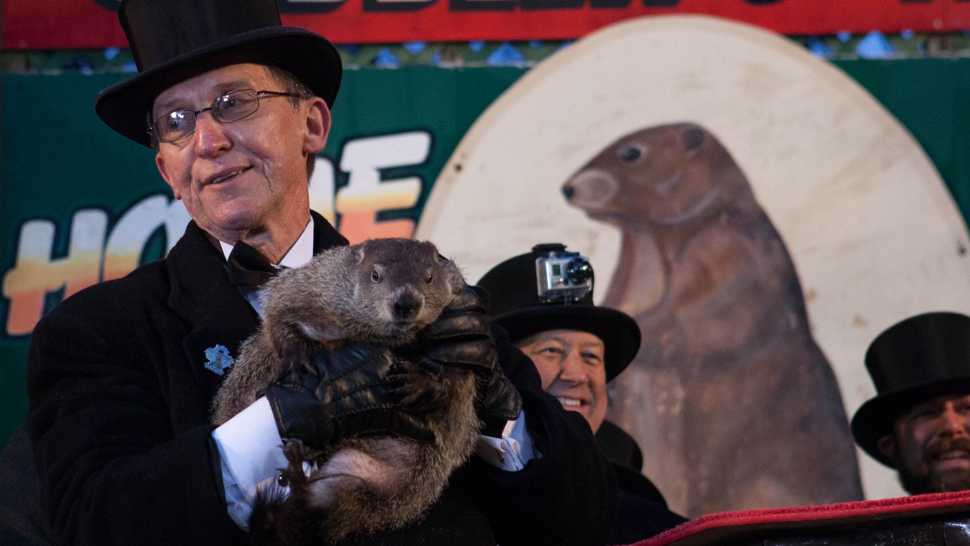 File:Punxsutawney Phil at Gobbler's Knob in Punxsutawney ...
