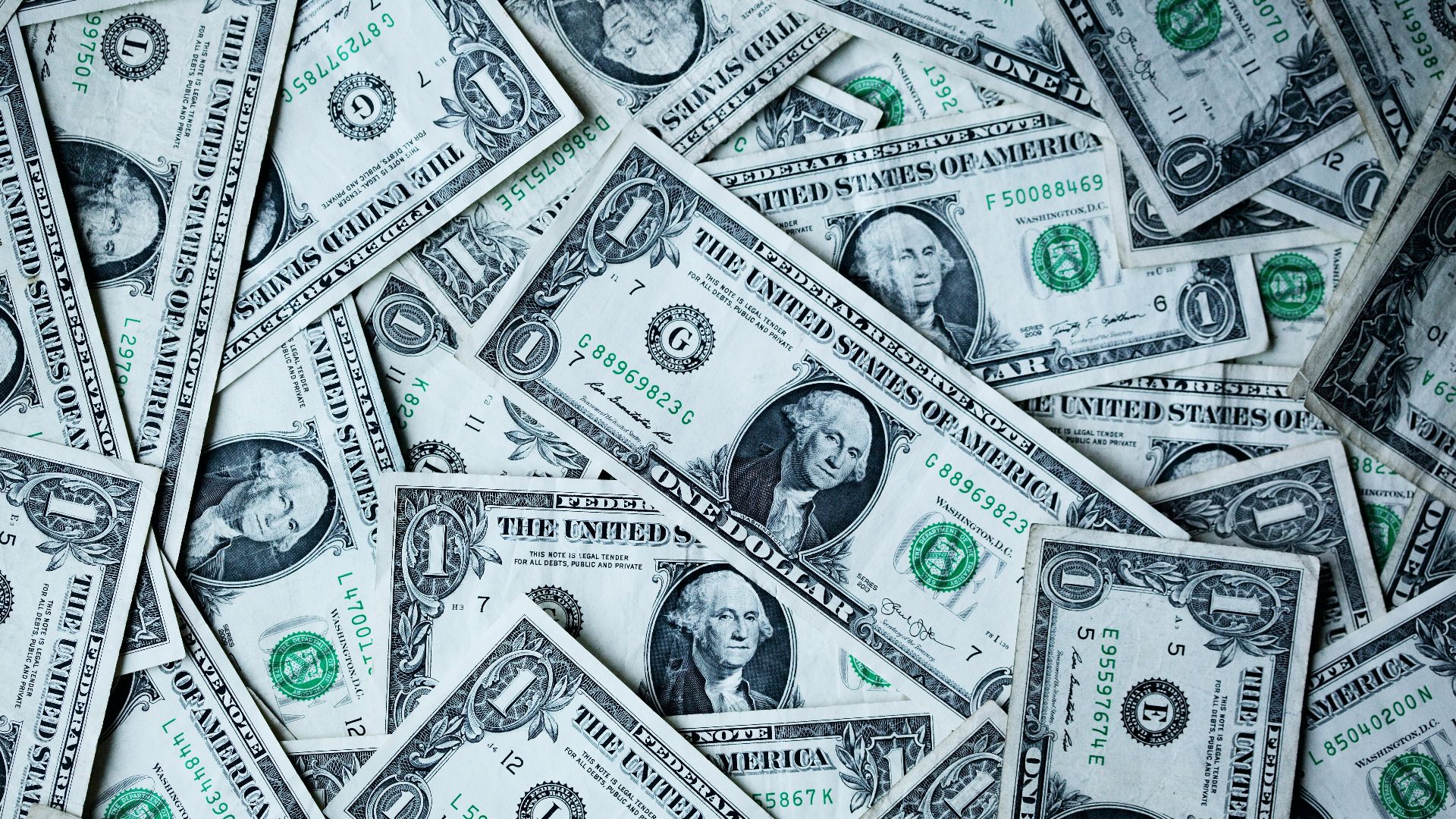 1 U.S.A dollar banknotes