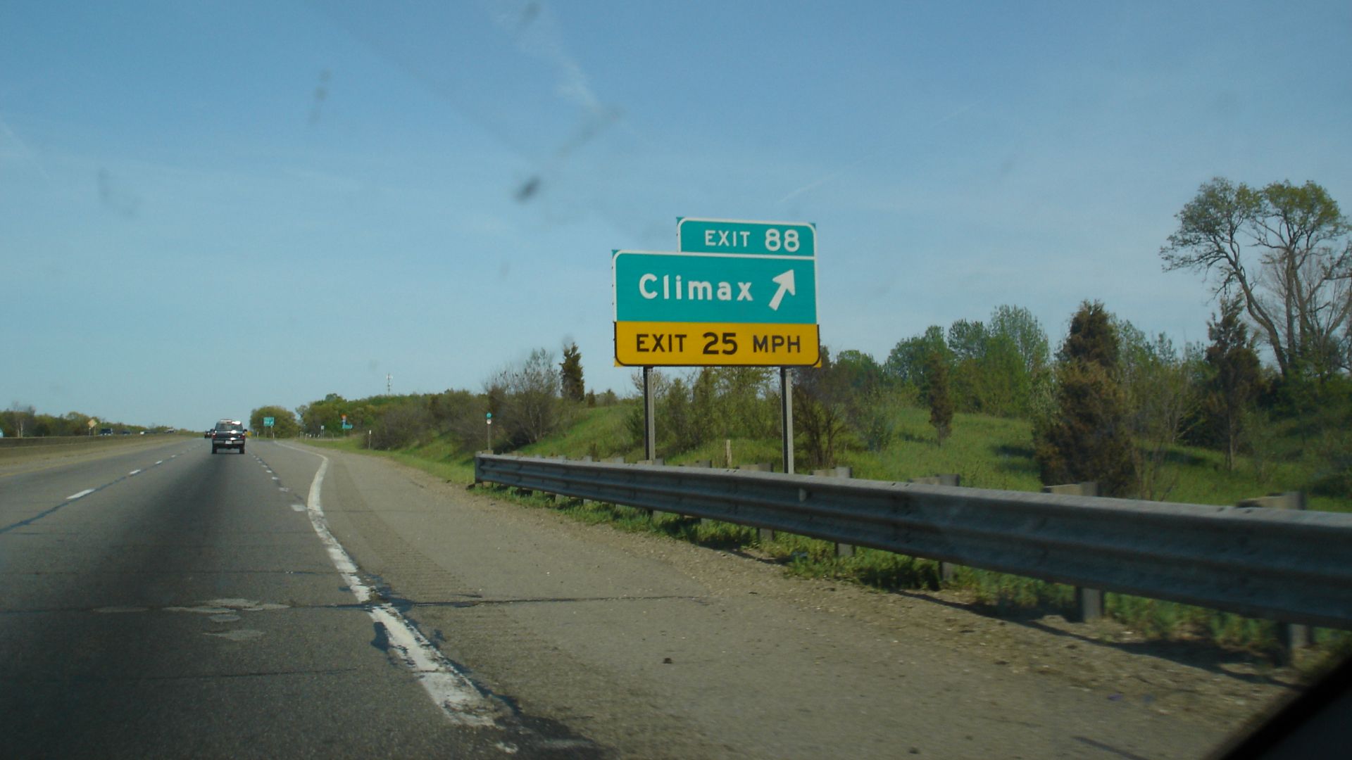 File:Roadsign for Climax, Michigan.jpg - Wikimedia Commons