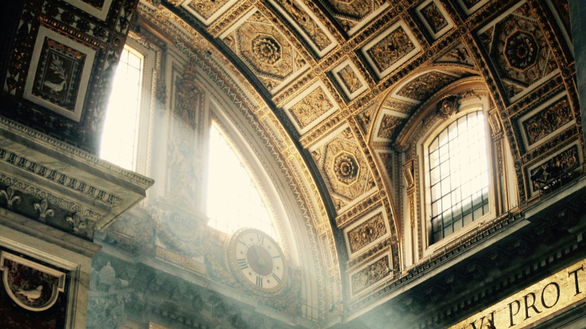 photography of inside black structure