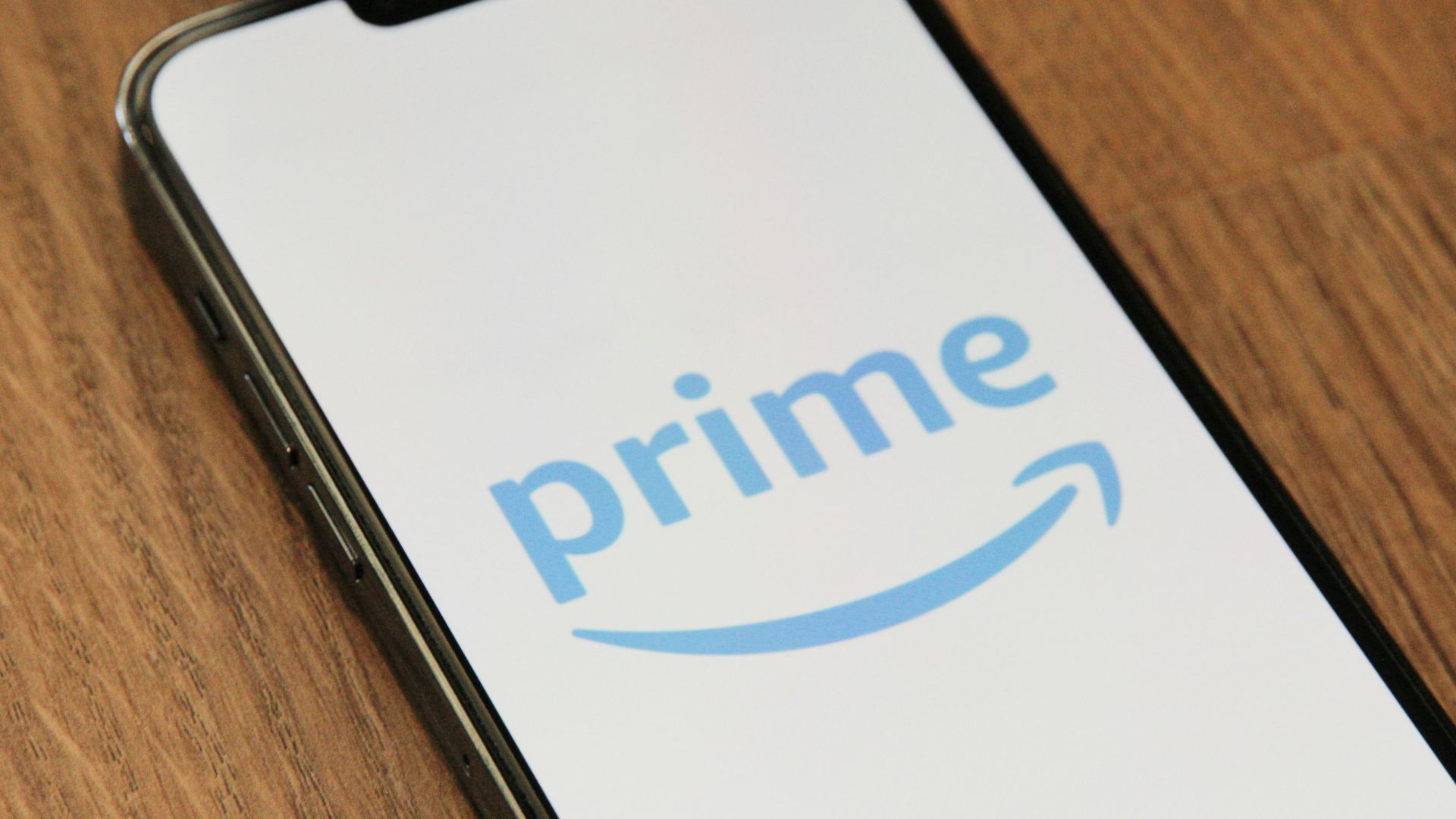 a phone with the amazon prime logo on it