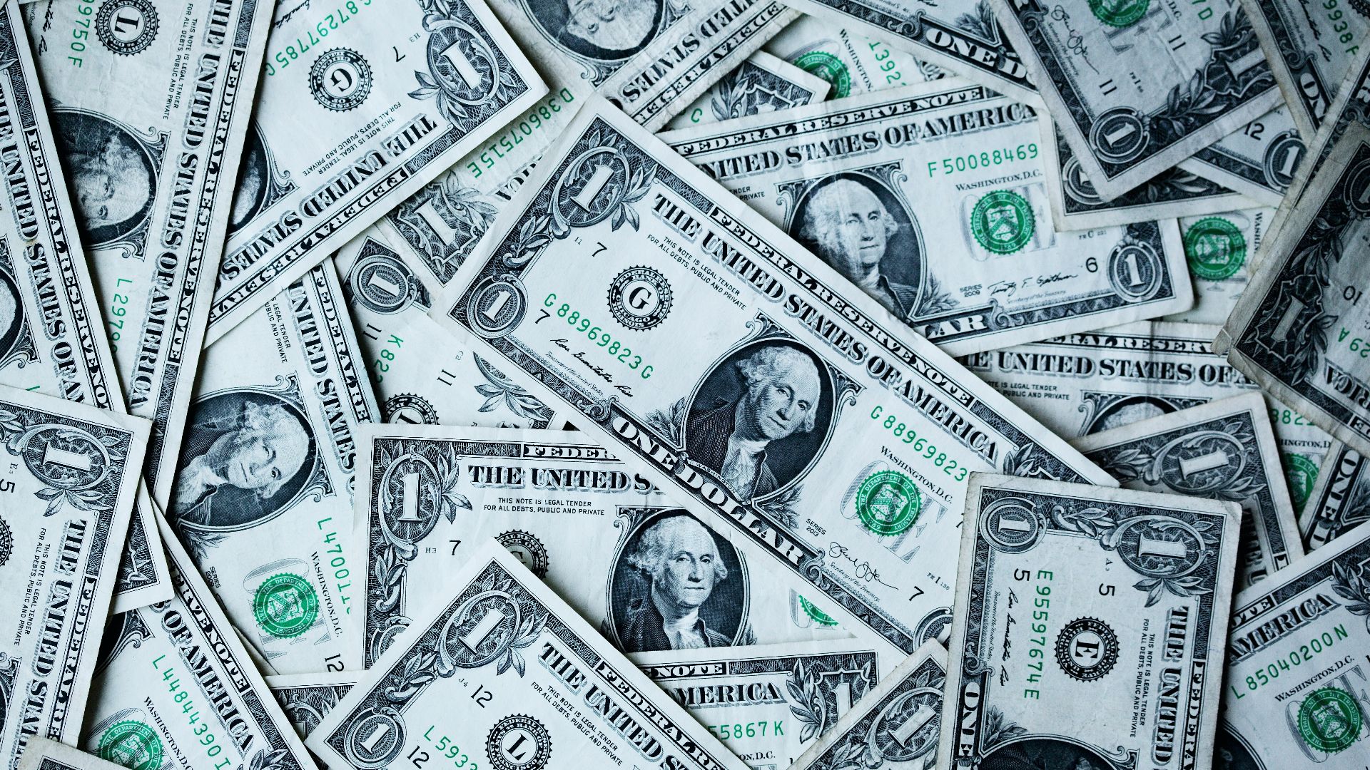 1 U.S.A dollar banknotes