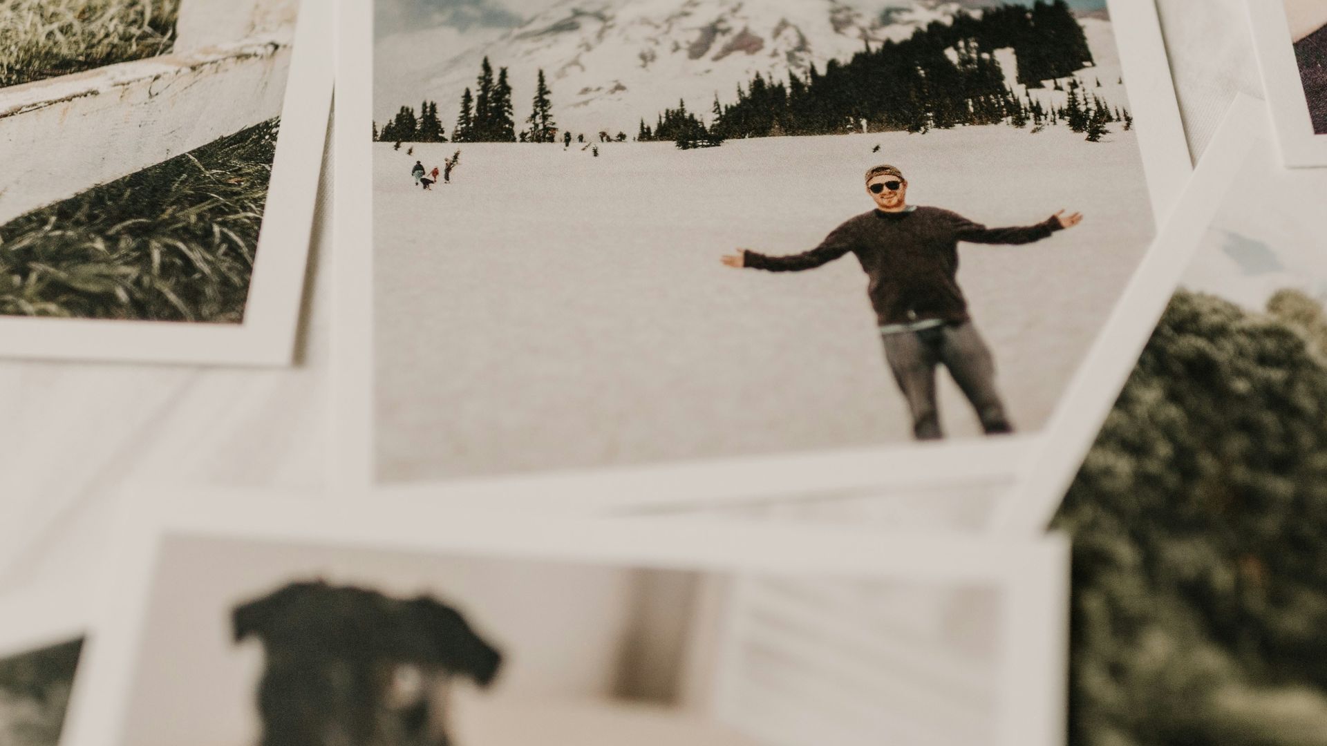 photo of man on snow-covered land
