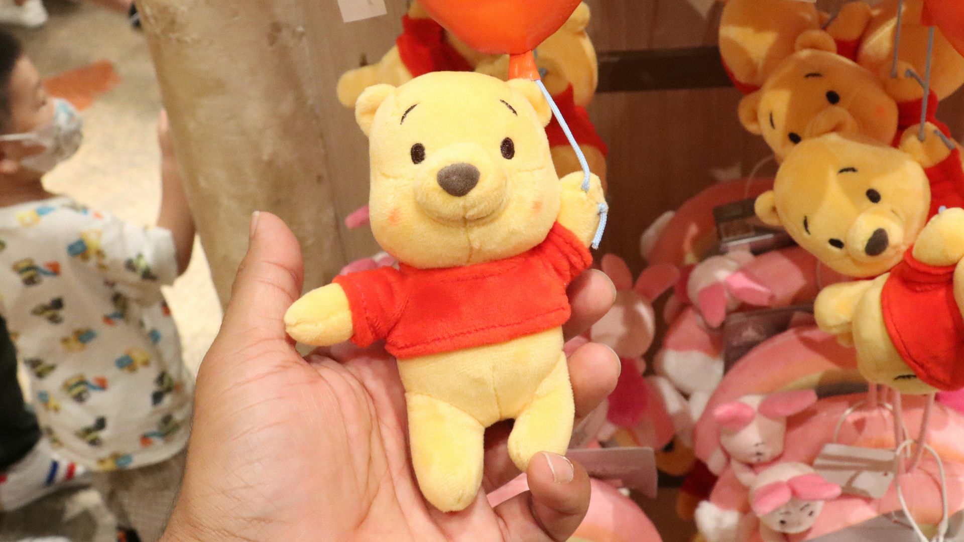 a person holding a teddy bear