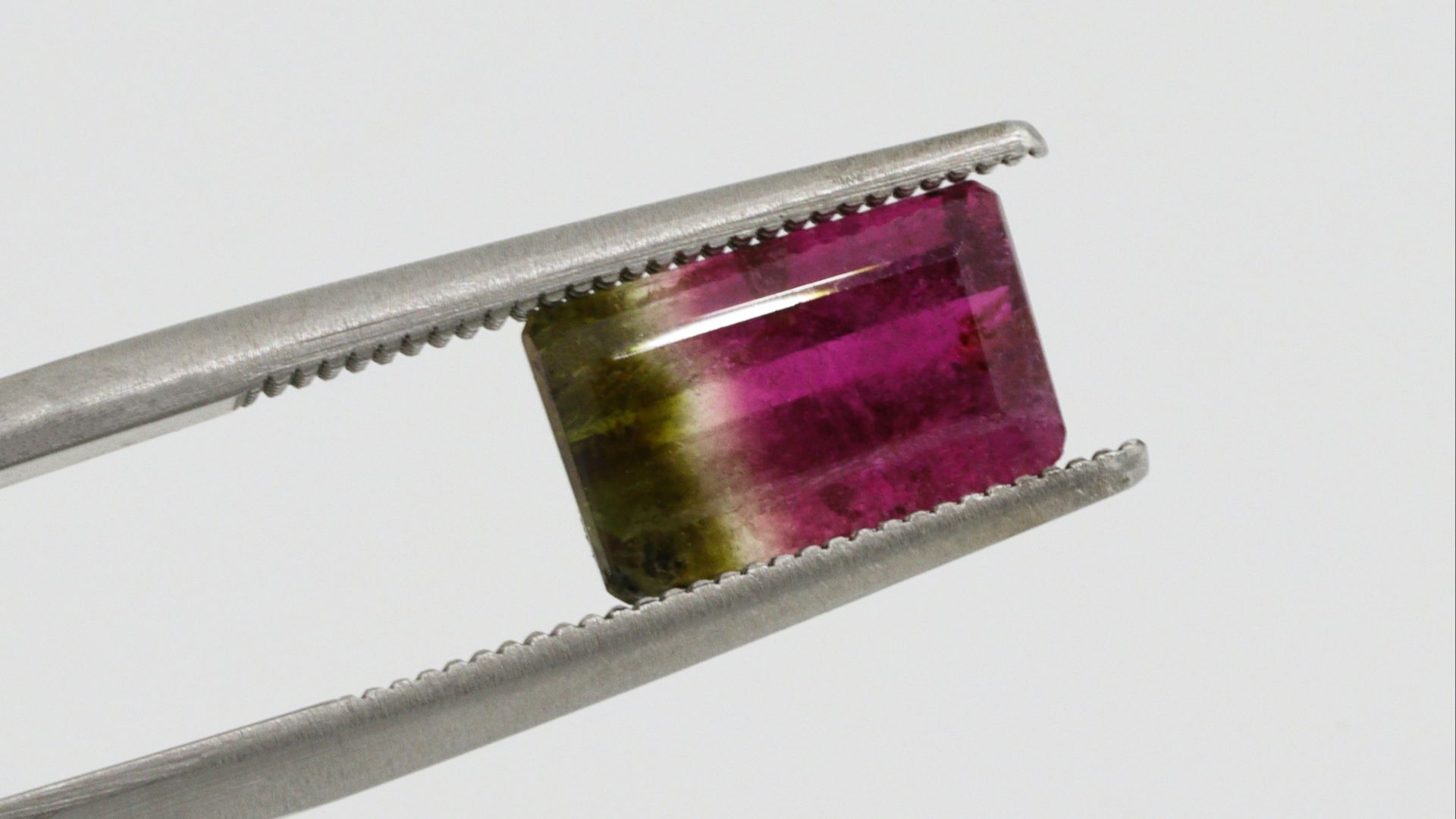 purple and silver hair clip