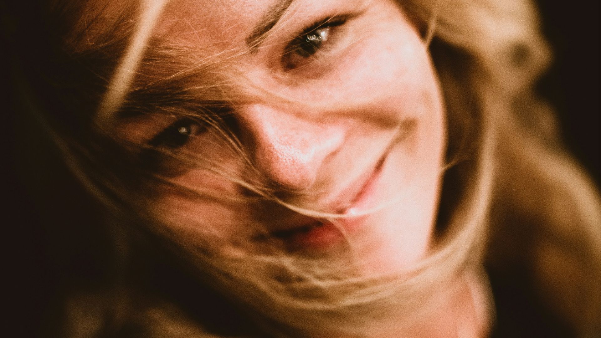 woman in black crew neck shirt