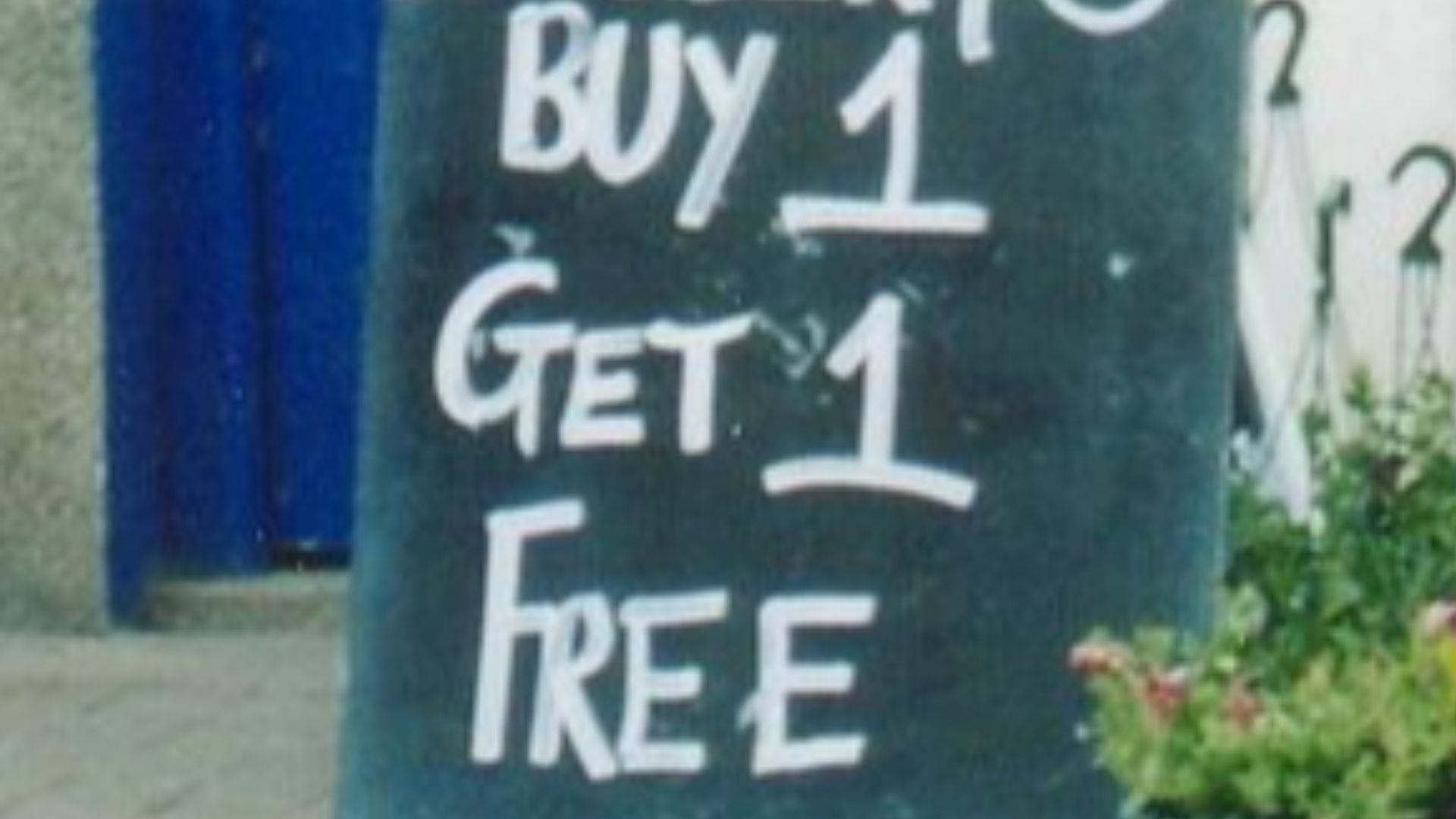 File:Buy one, get one free ^ - geograph.org.uk - 153952.jpg