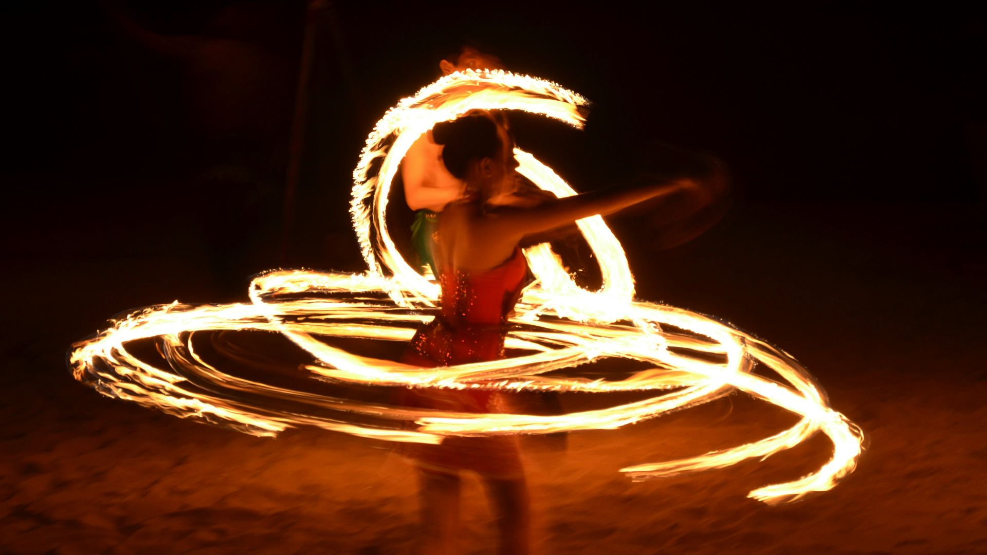 timelapse photography of woman