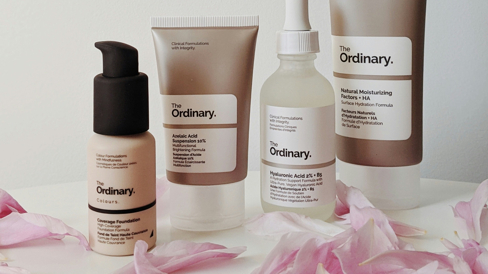 white and black plastic bottles