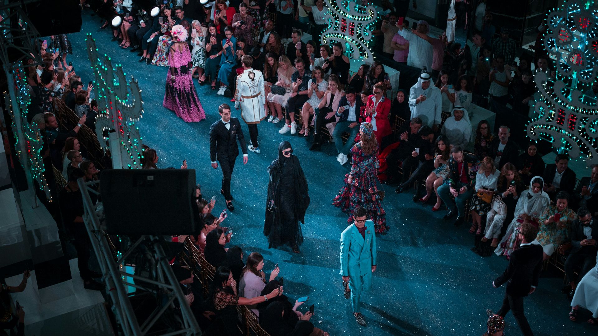 people fashion show on stage