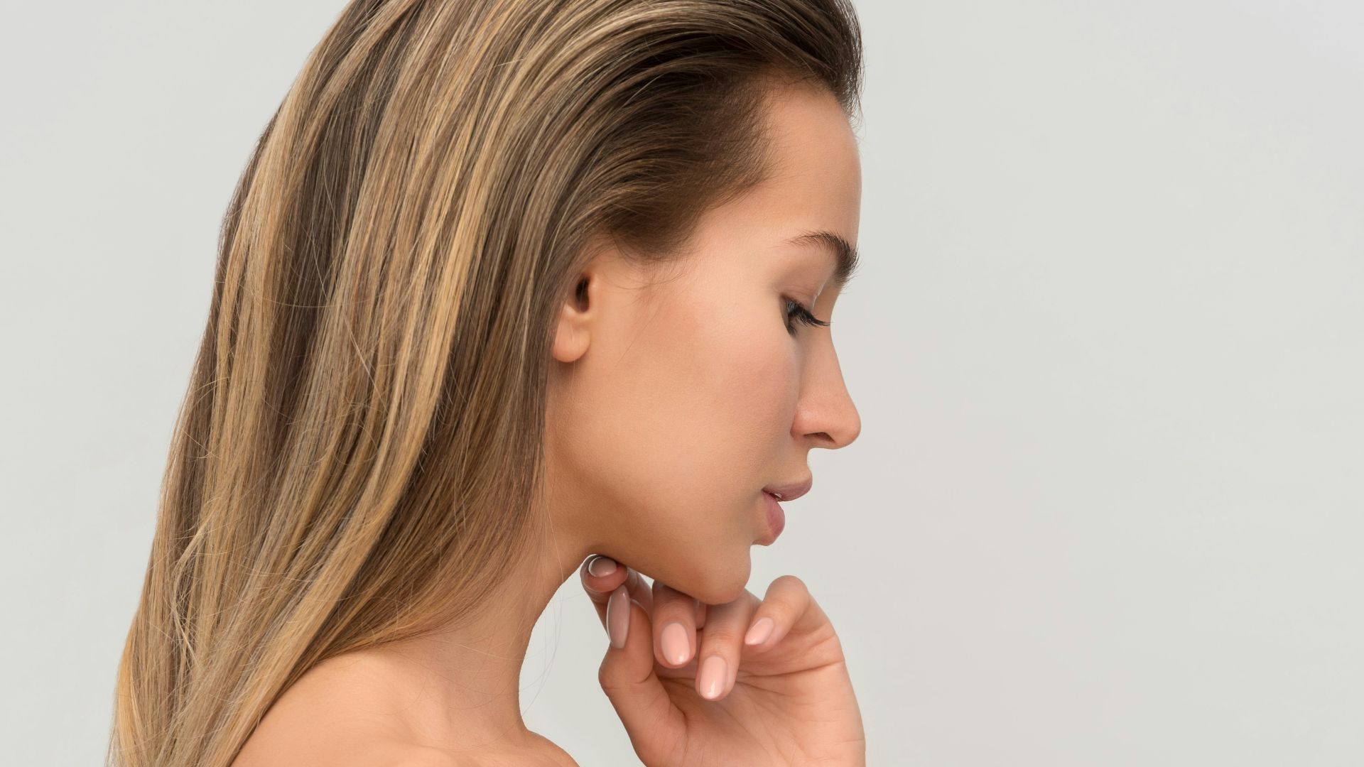 woman wearing white towel