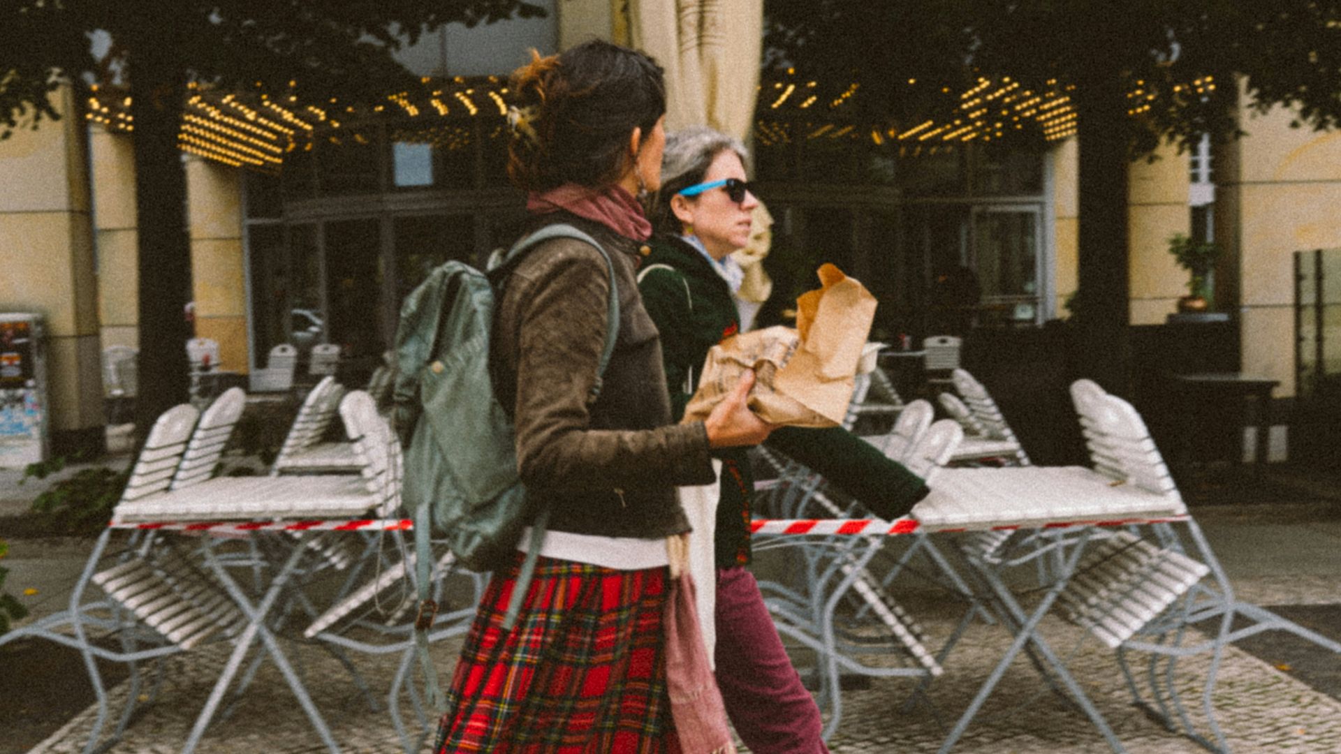 a man and woman dancing
