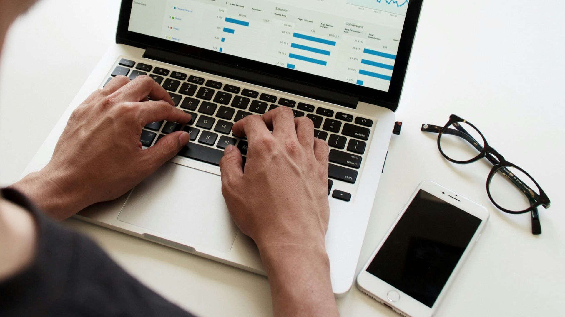 person using MacBook Pro