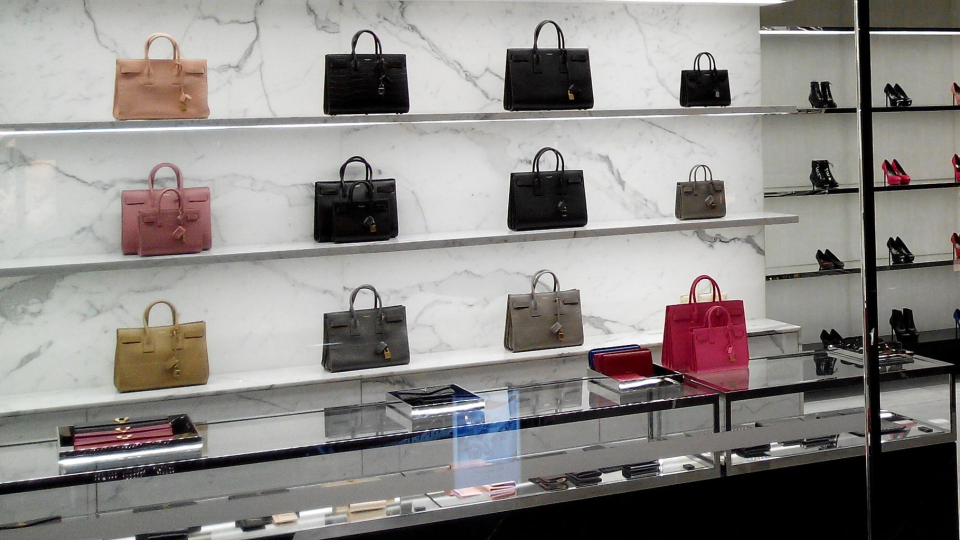 File:HK CWB Time Square mall shop YSL handbags interior July-2014 RedMi.jpg