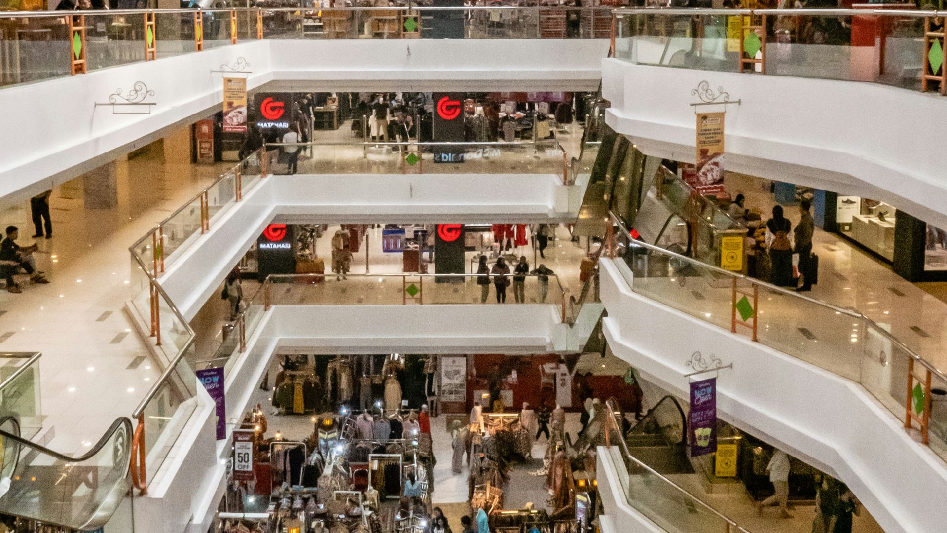 people inside building